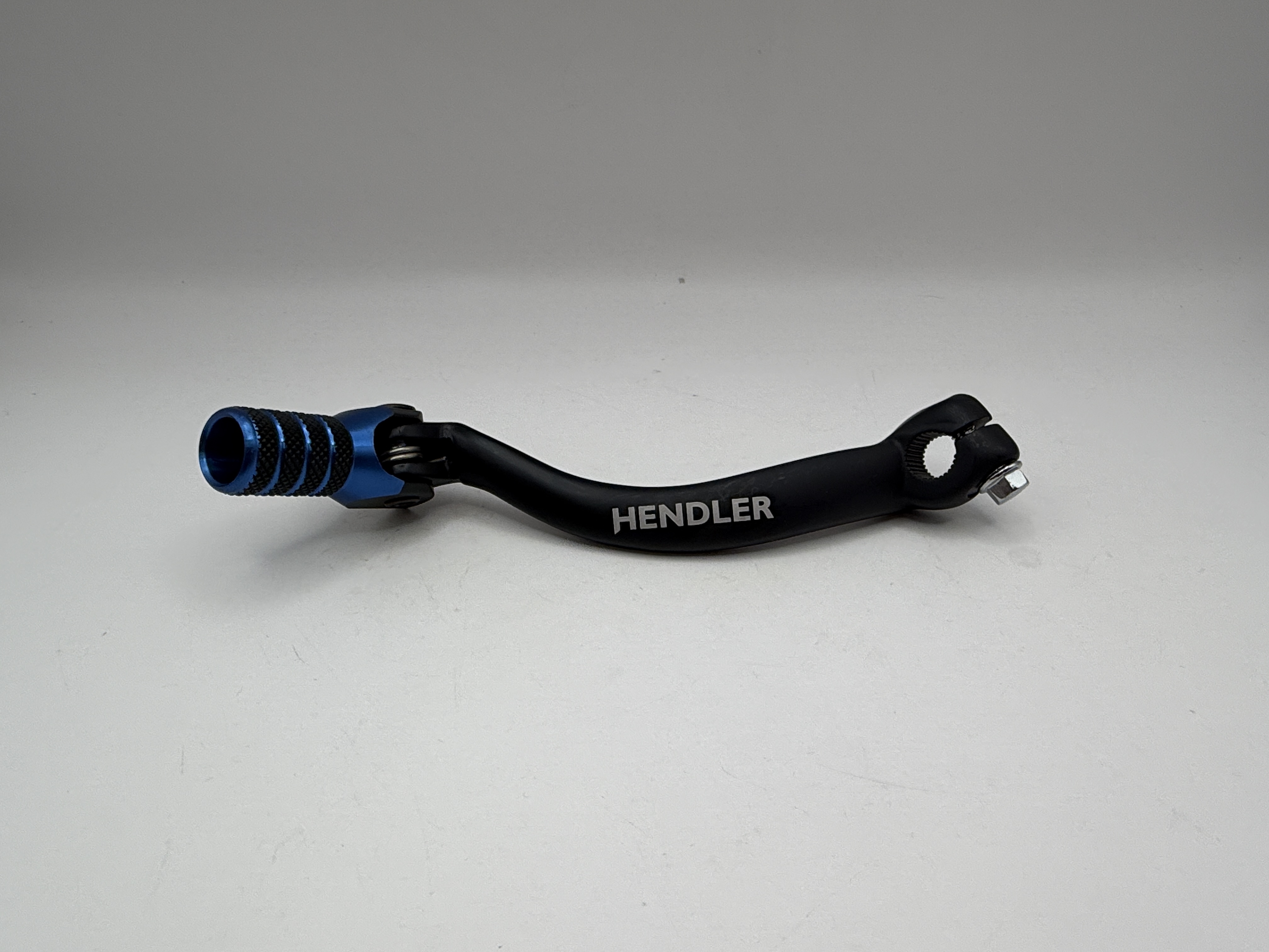 Hendler Gear Lever Alloy Black with Blue Tip Yamaha YZ250F 2001-2005, WR250F 2001-2006, YZ400F 1998-1999, WR400F 1999-2002, YZ426F 1998-2002, WR426F 2001-2002, YZ450F 2003-2005 OE Ref's 5BE-18110-00, 99999-03835, 5NL-18110-00, 5UL,18110-00, 5TA,18110