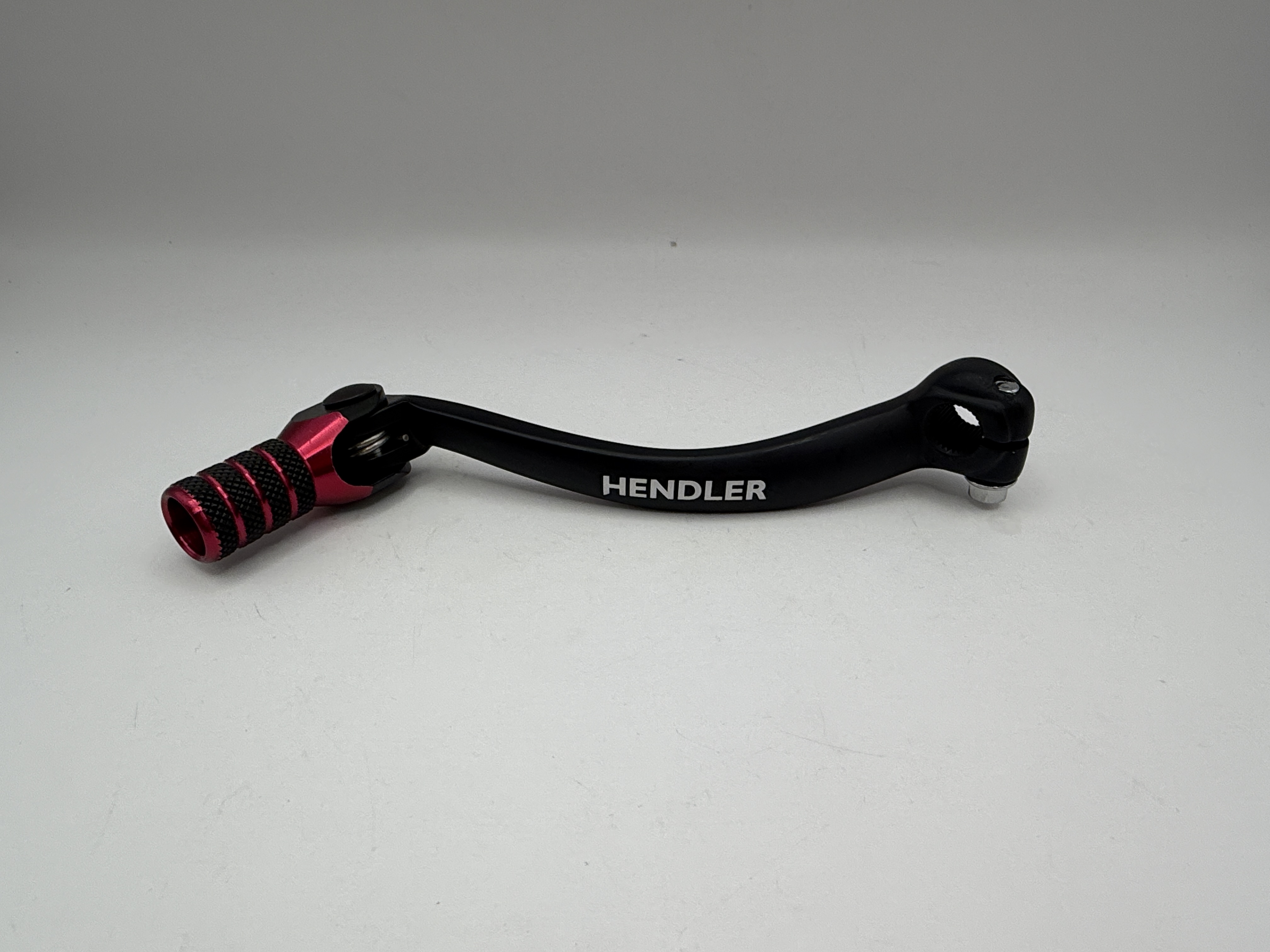 Hendler Gear Lever Alloy Black with Red Tip Yamaha YZ250F 2006-2013, WR250F 2007-2014, WR450F 2007-2015 OE Ref's 5XC-18110-00, 5XC-18110-10