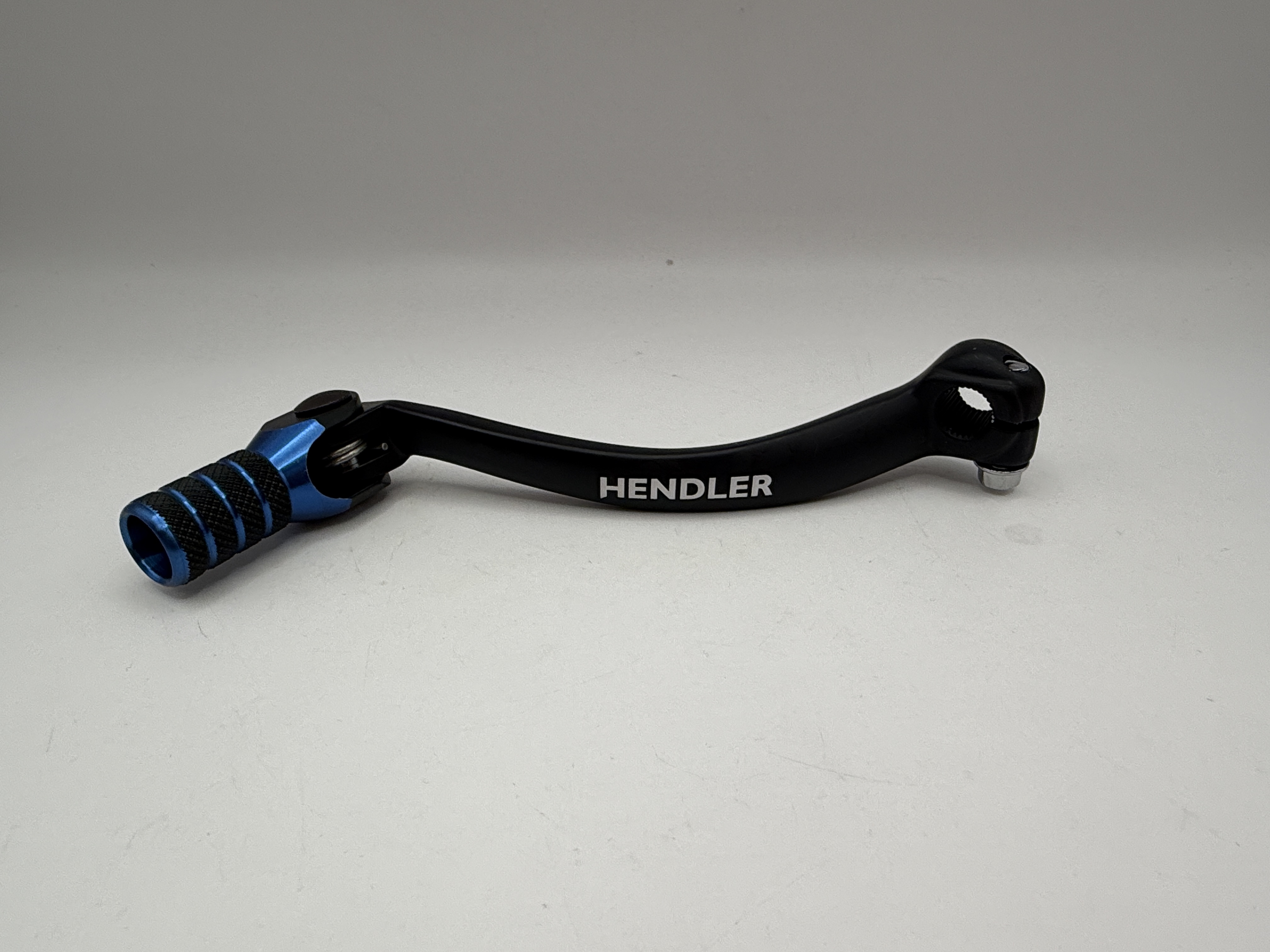 Hendler Gear Lever Alloy Black with Blue Tip Yamaha YZ250F 2006-2013, WR250F 2007-2014, WR450F 2007-2015 OE Ref's 5XC-18110-00, 5XC-18110-10