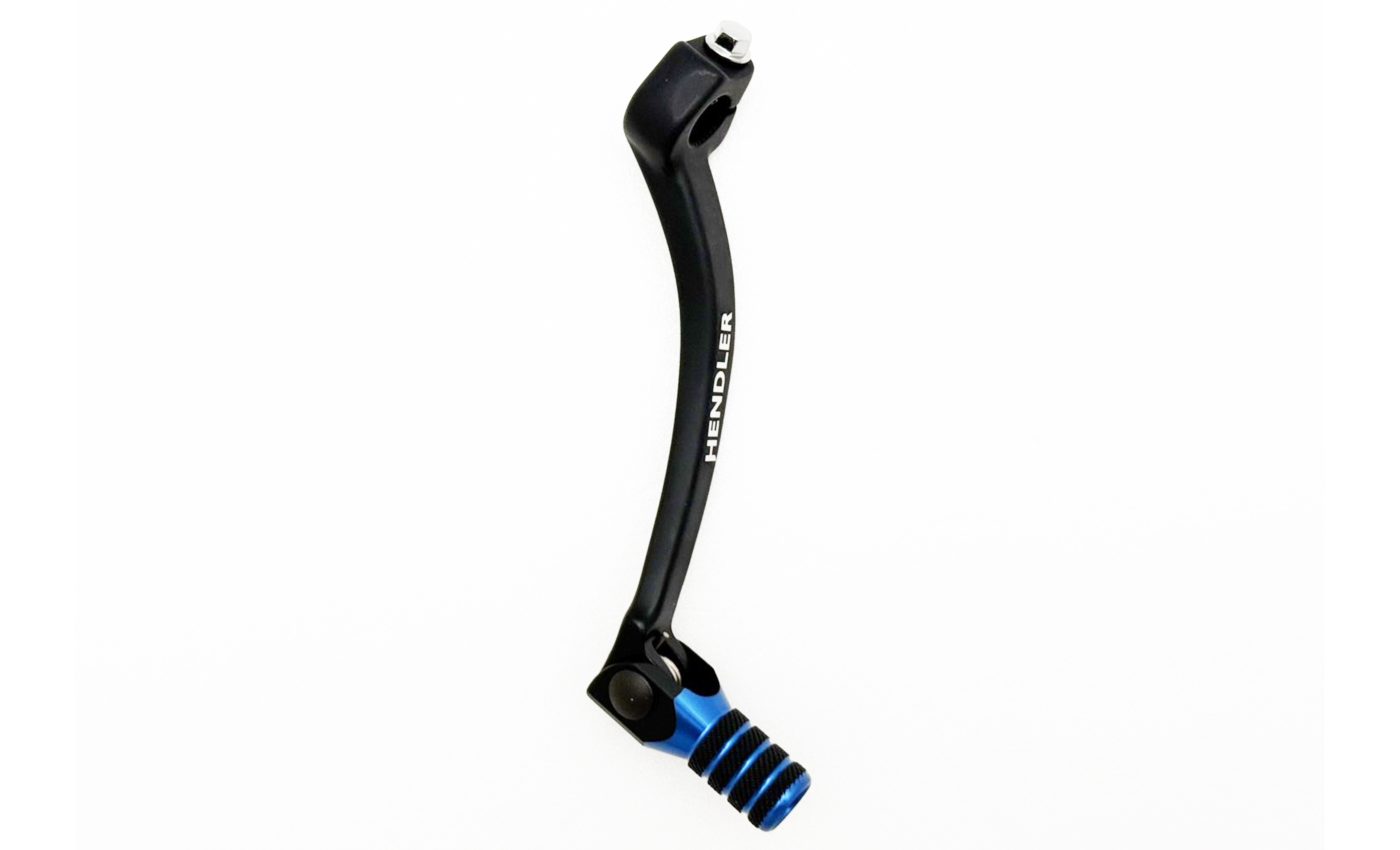 Hendler Gear Lever Alloy Black with Blue Tip Yamaha YZ250F 2019-2023, YZ250FX 2020-2024, WR250F 2020-2025, YZ450F 2018-2025, YZ450FX 2019-2023, WR450F 2019-2025 OE Ref. BR9-18110-00