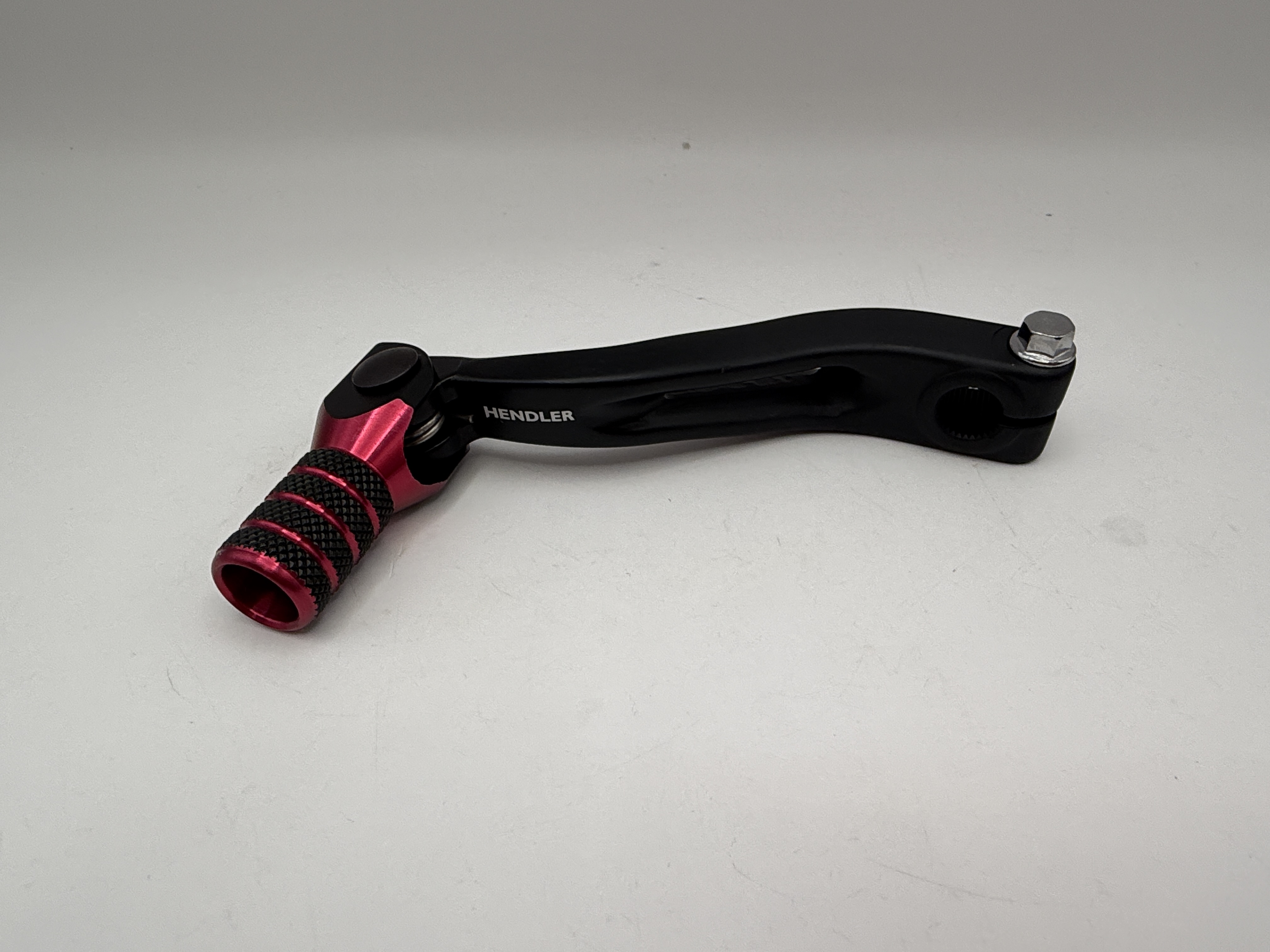 Hendler Gear Lever Alloy Black with Red Tip Beta RR 4T 125 LC 18-21, RR 4T Enduro 125 07-14