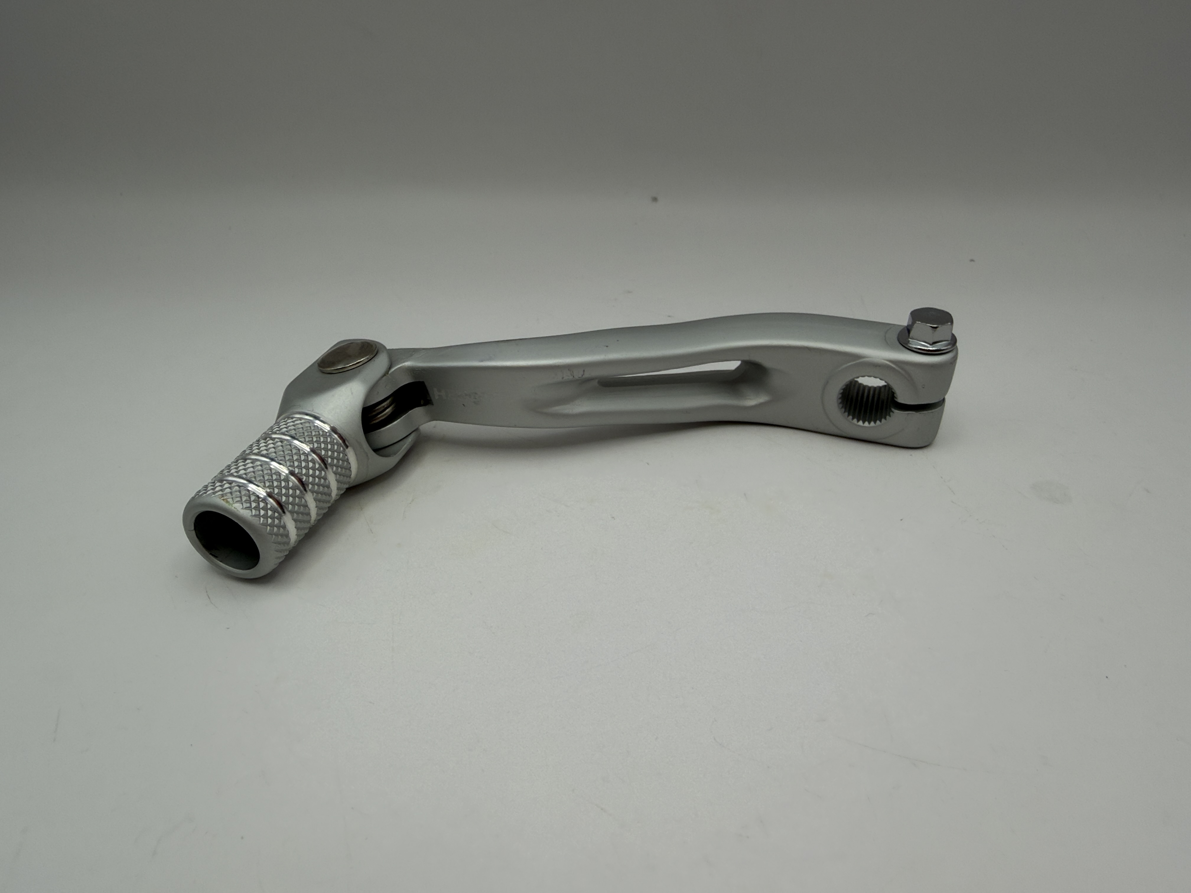 Hendler Gear Lever Alloy Silver Beta RR 4T 125 LC 18-21, RR 4T Enduro 125 07-14