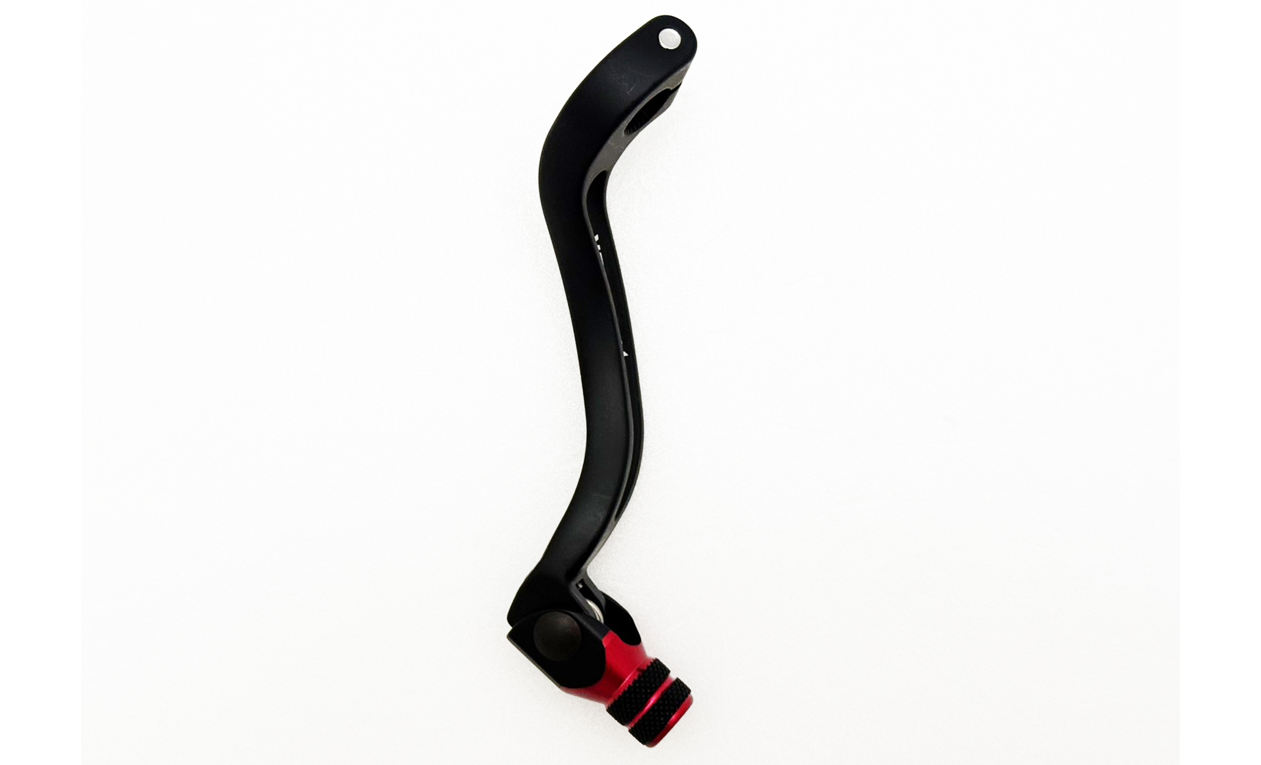 Hendler Gear Lever Alloy Black with Red Tip Beta 250 RR 21-24, 300 RR 21-22, 24, 300 Xtrainer 22-25, 300 RX 21-22