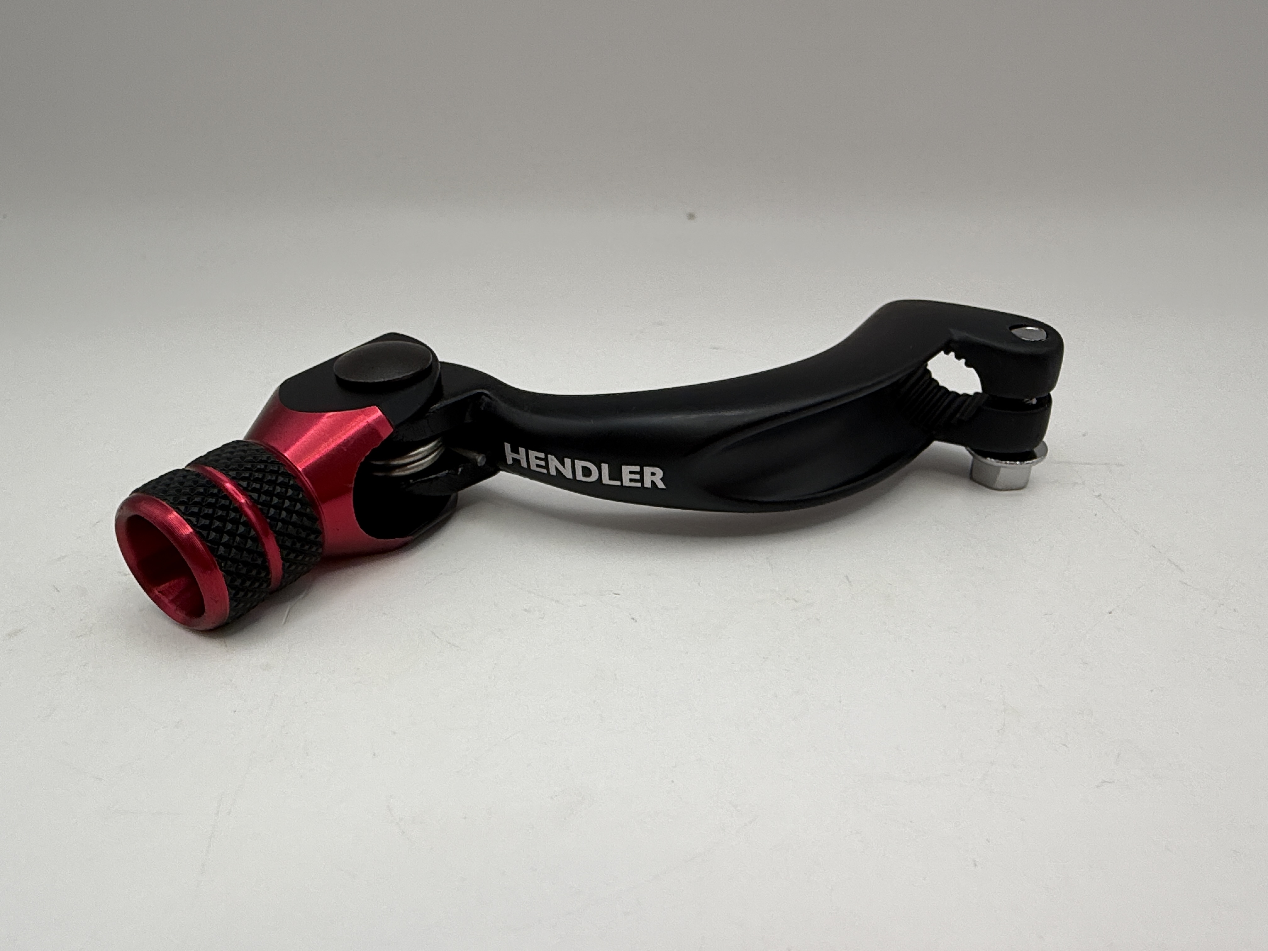 Hendler Gear Lever Alloy Black with Red Tip Gas Gas TXT Pro Trials 02-15