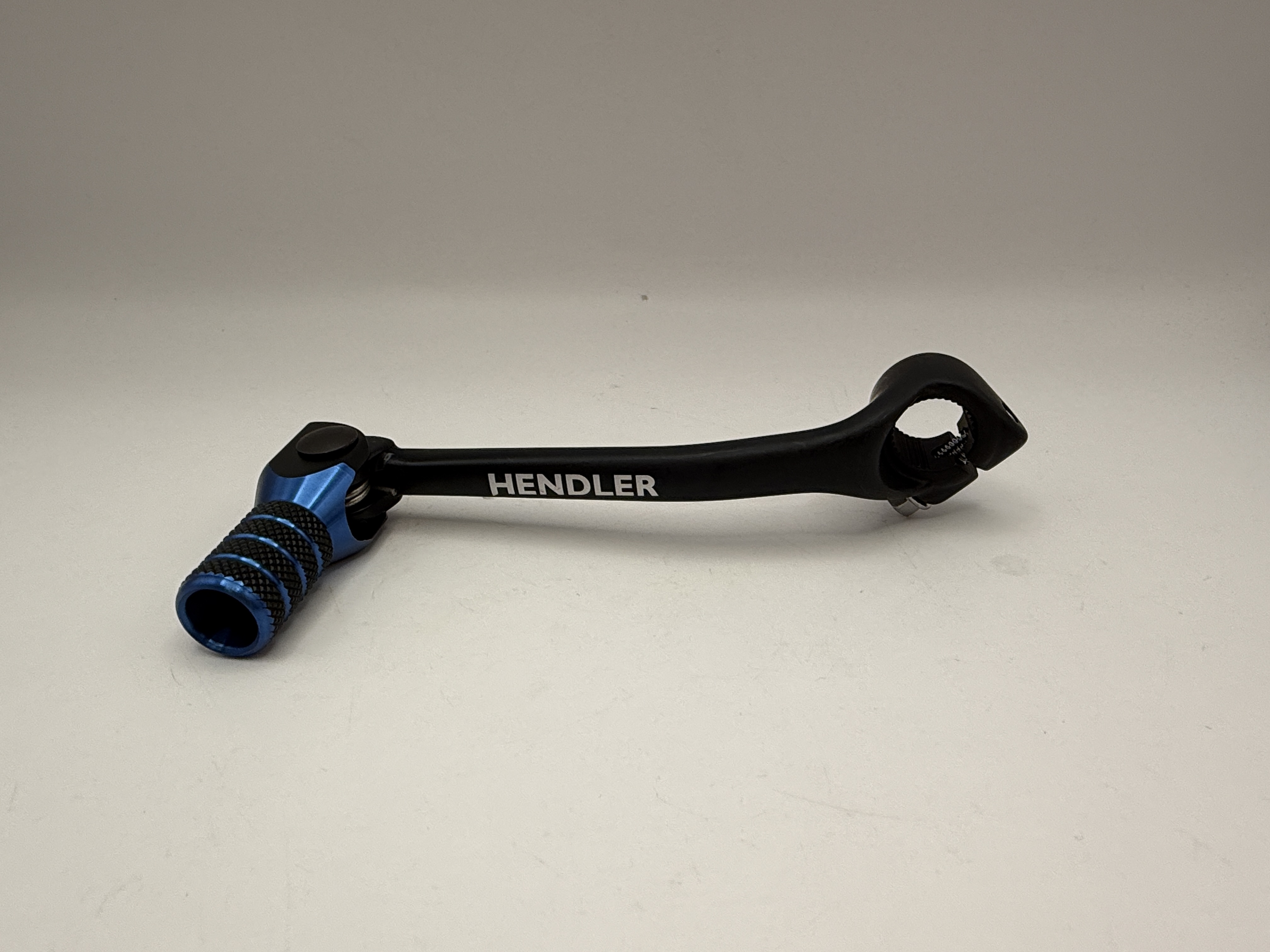 Hendler Gear Lever Alloy Black with Blue Tip Husqvarna TC125 1980, TC250 1980