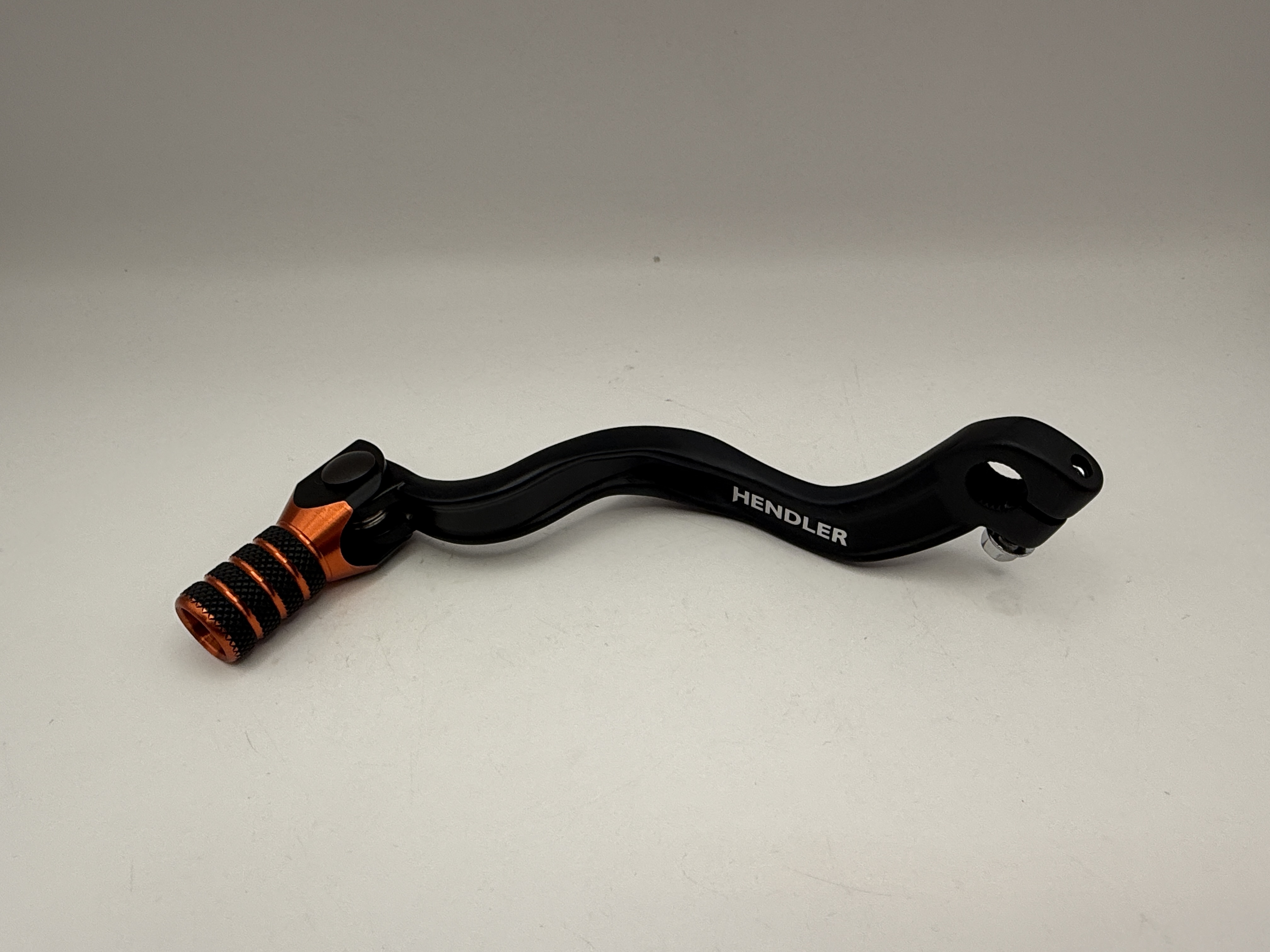 Hendler Gear Lever Alloy Black with Orange Tip KTM 65 SX 01-08