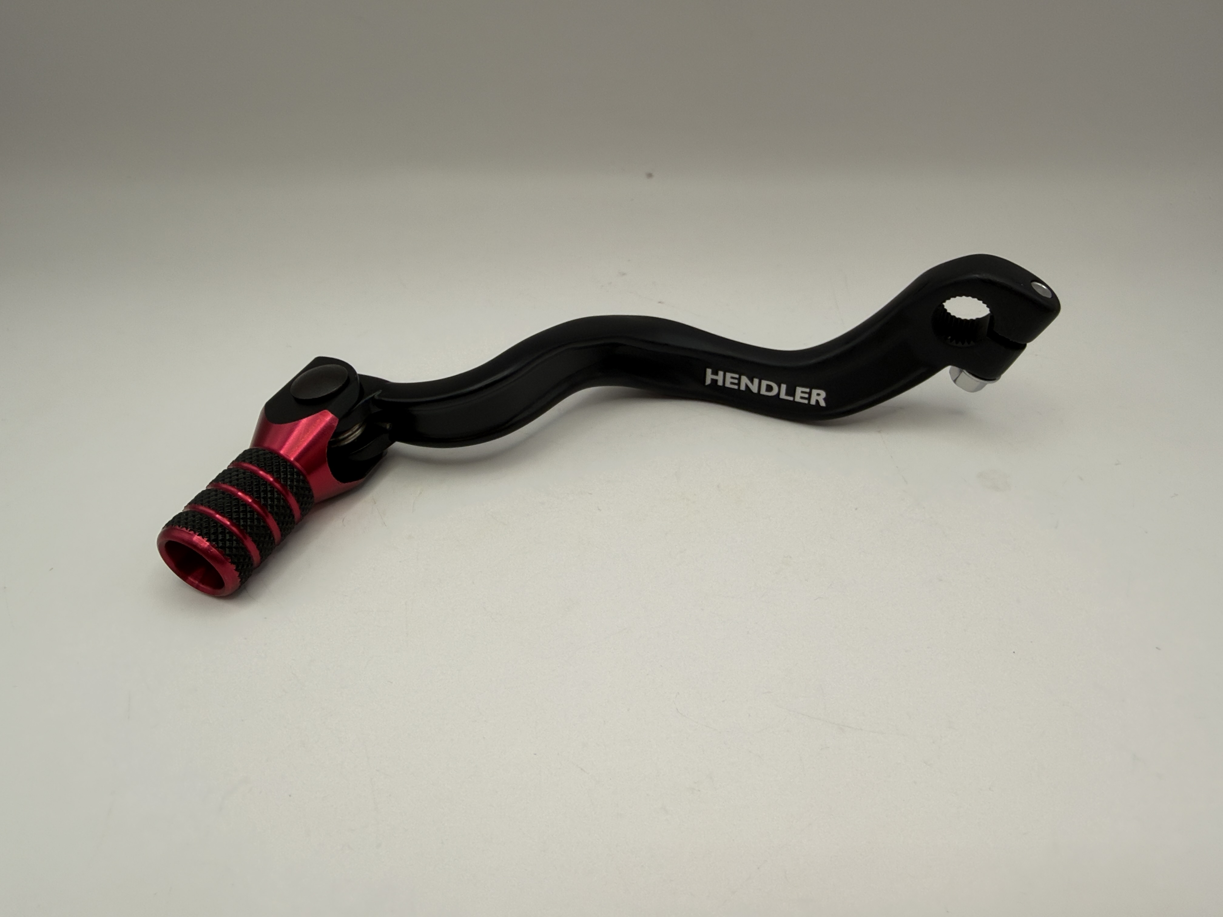 Hendler Gear Lever Alloy Black with Red Tip KTM 65 SX 01-08