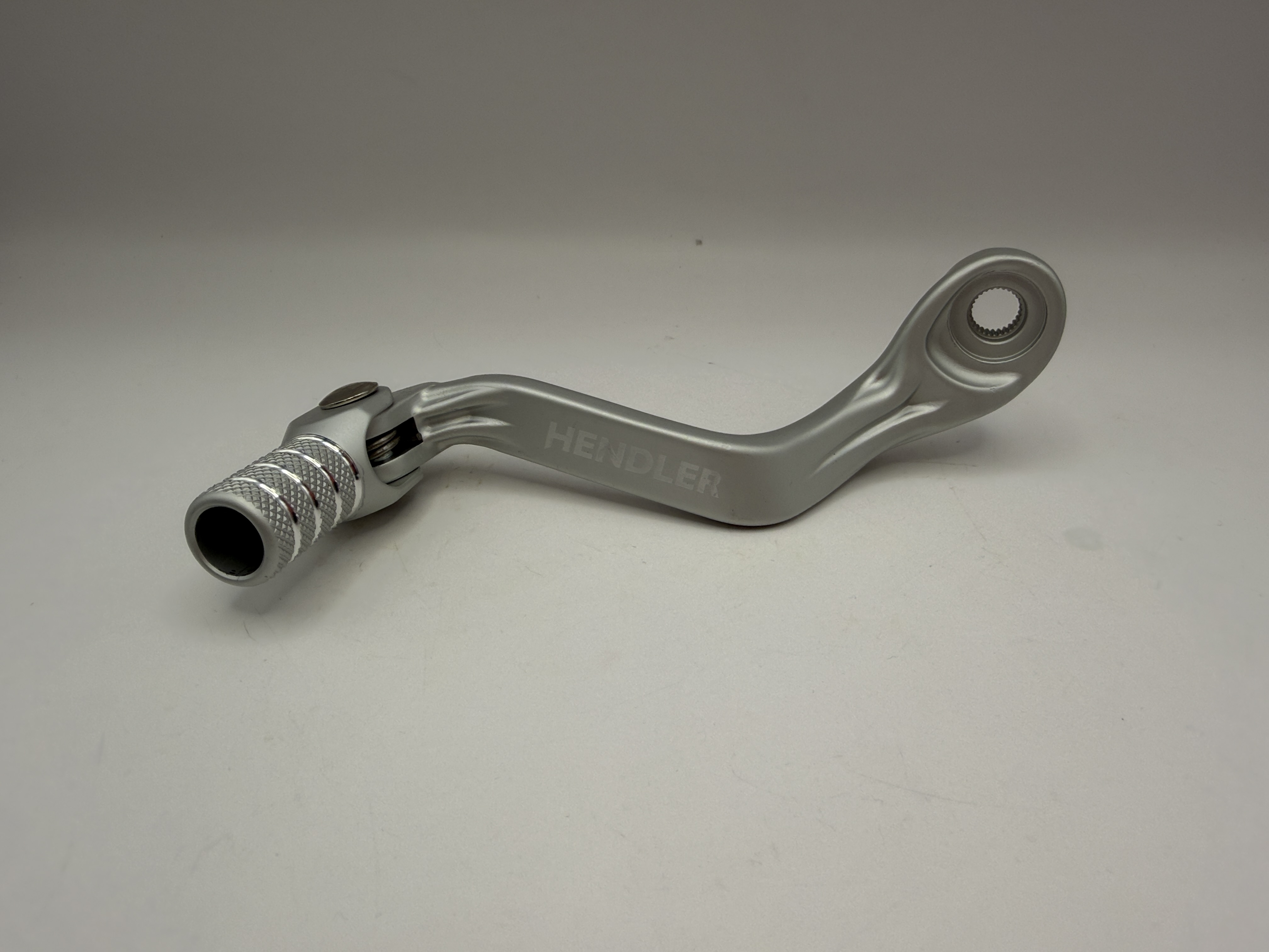 Hendler Gear Lever Alloy Silver KTM 65 SX 09-20, Husqvarna TC65 17-20