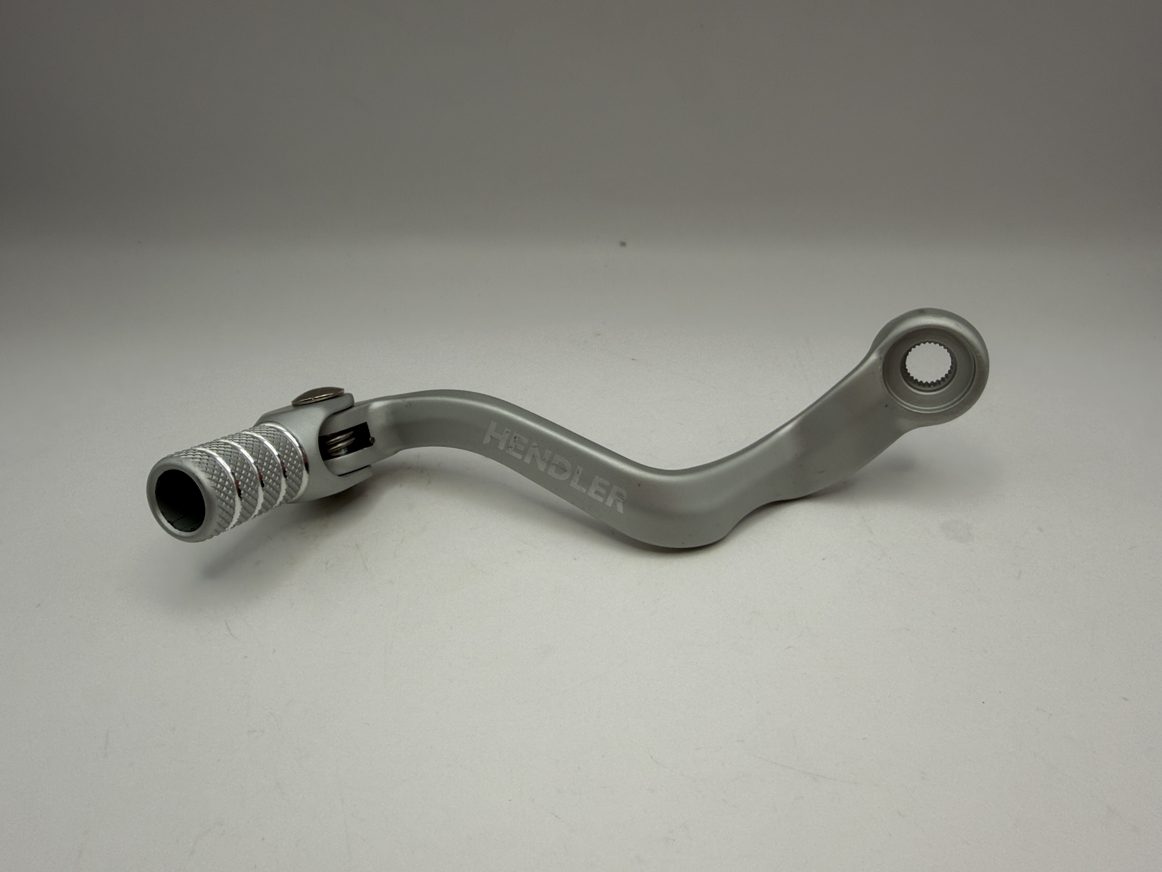 Hendler Gear Lever Alloy Silver KTM 65 SX 25, Husqvarna TC65 24-25, Gas Gas MC65 24-25