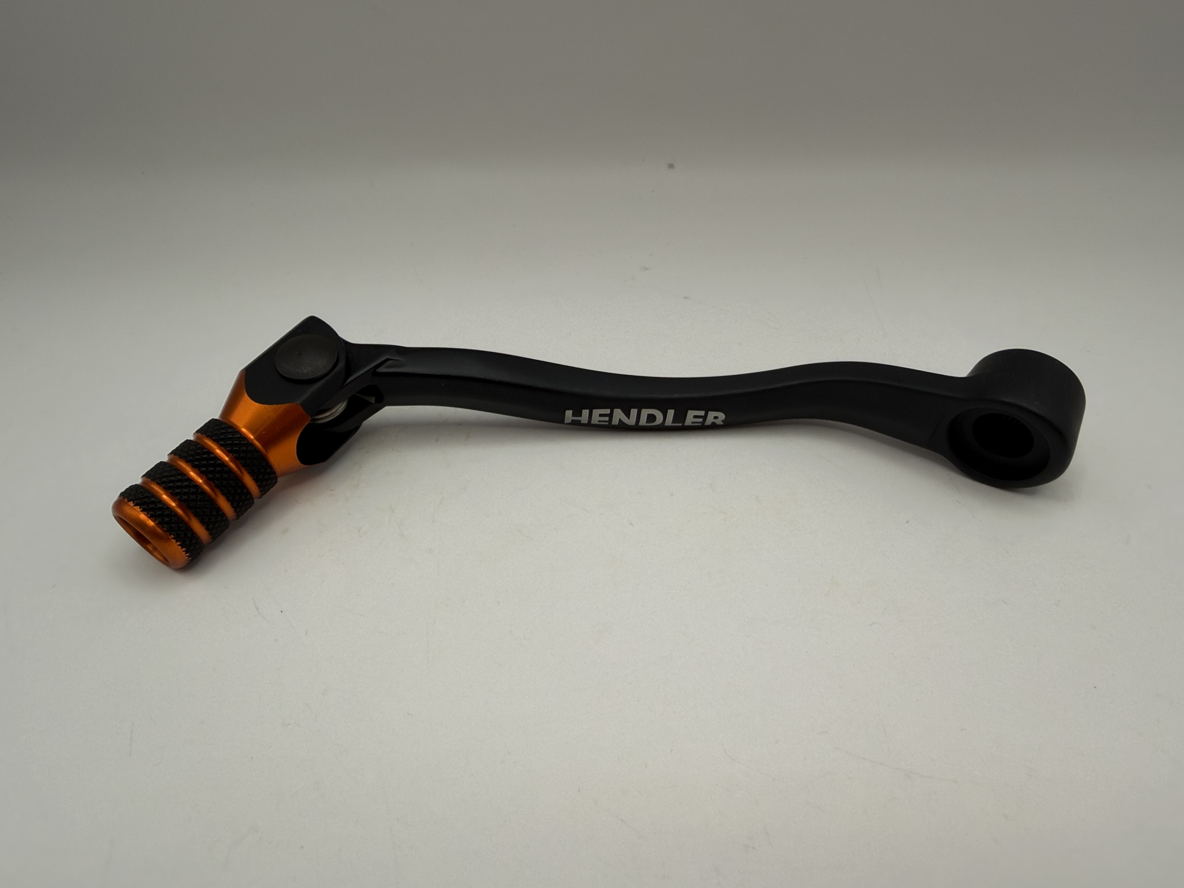 Hendler Gear Lever Alloy Black with Orange Tip KTM 85 SX 03-19, Husqvarna TC85 14-19