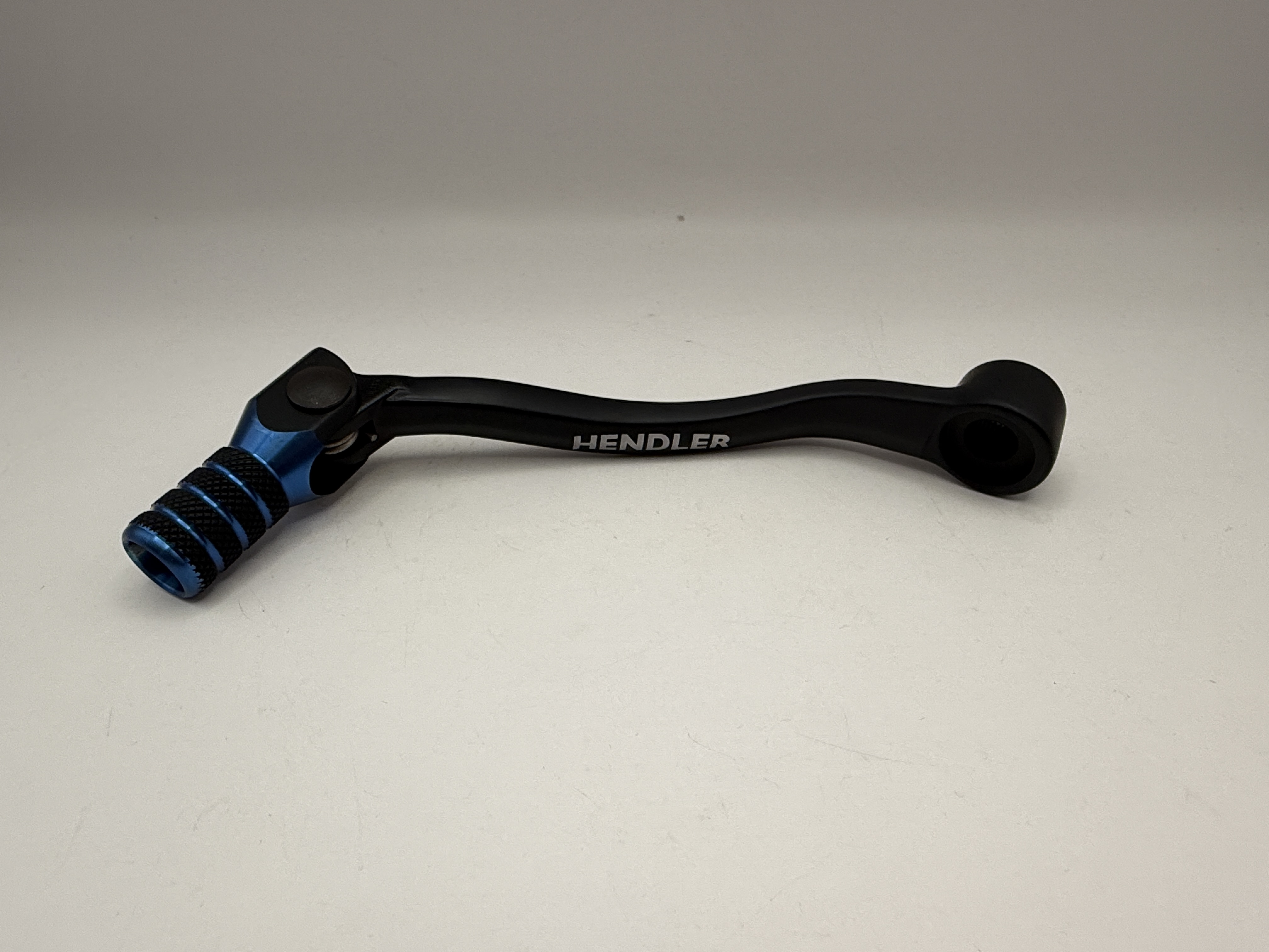 Hendler Gear Lever Alloy Black with Blue Tip KTM 85 SX 03-19, Husqvarna TC85 14-19