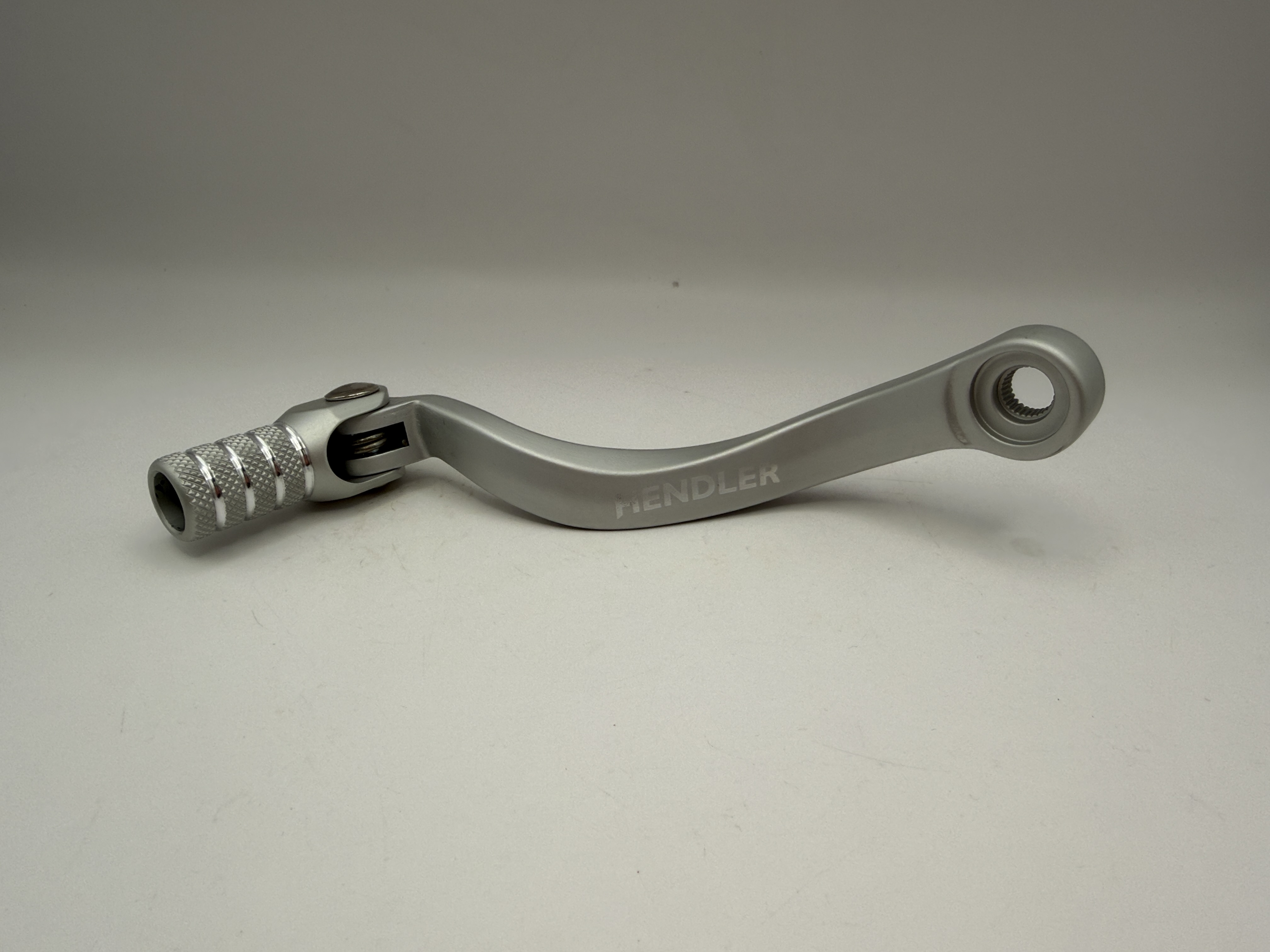 Hendler Gear Lever Alloy Silver KTM 125-200 EXC Models 01-16, 250 EXC 01-03, 125 SX 98-15, 200 SX 03-04, 250 SX-F 13-15, 350 SX-F 11-15, 450 SX-F 07-12, Husqvarna TC125 14-16, FC250-350 14-15, Husaberg TE125 12-14