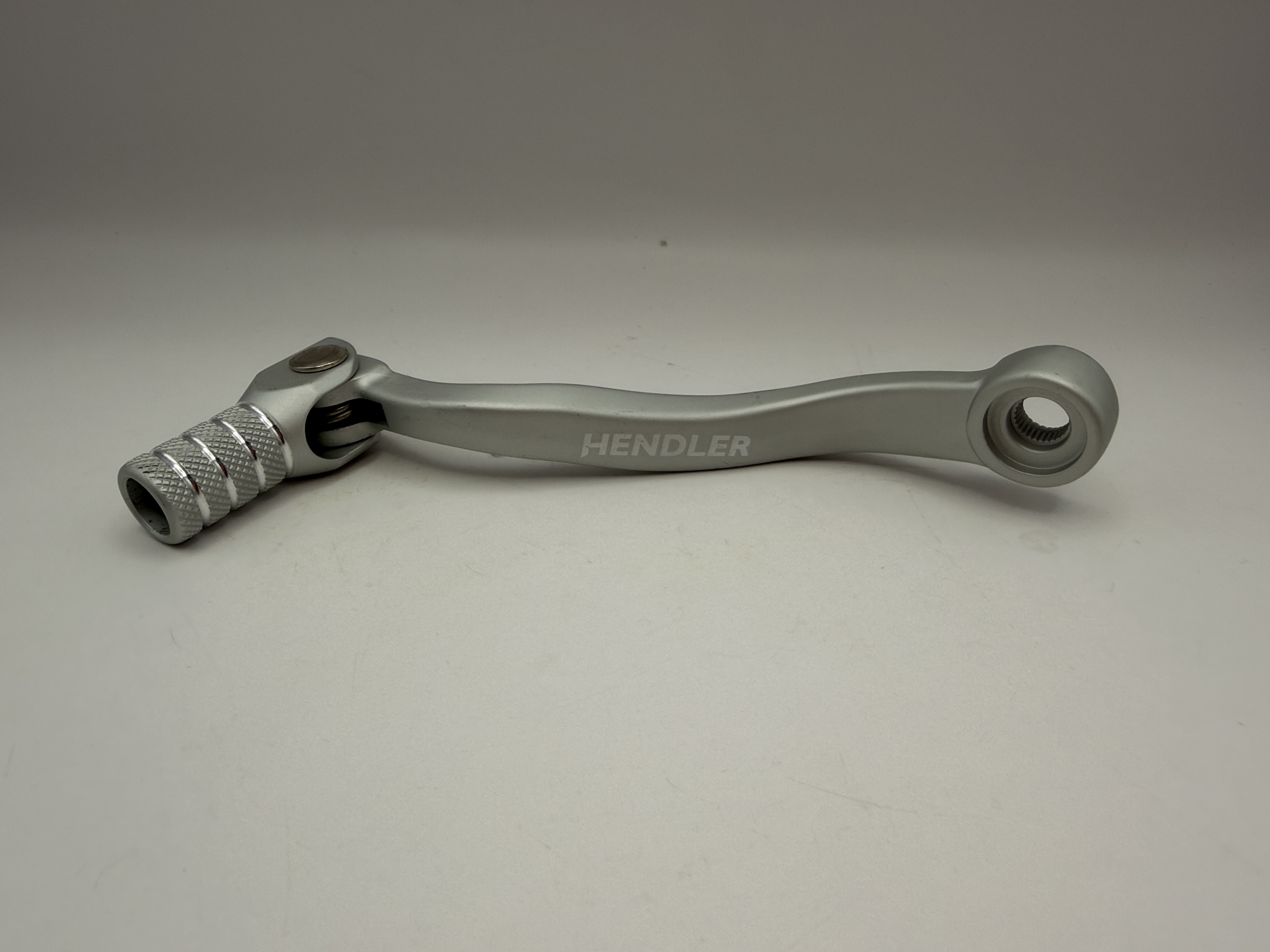 Hendler Gear Lever Alloy Silver KTM 250 XC 17-19, 250 EXC 17-20, 250 EXC TPI 18-20, 300 EXC TPI 18-20, 250 SX 17-20, Husqvarna TC250 17-20, TE250 17-20