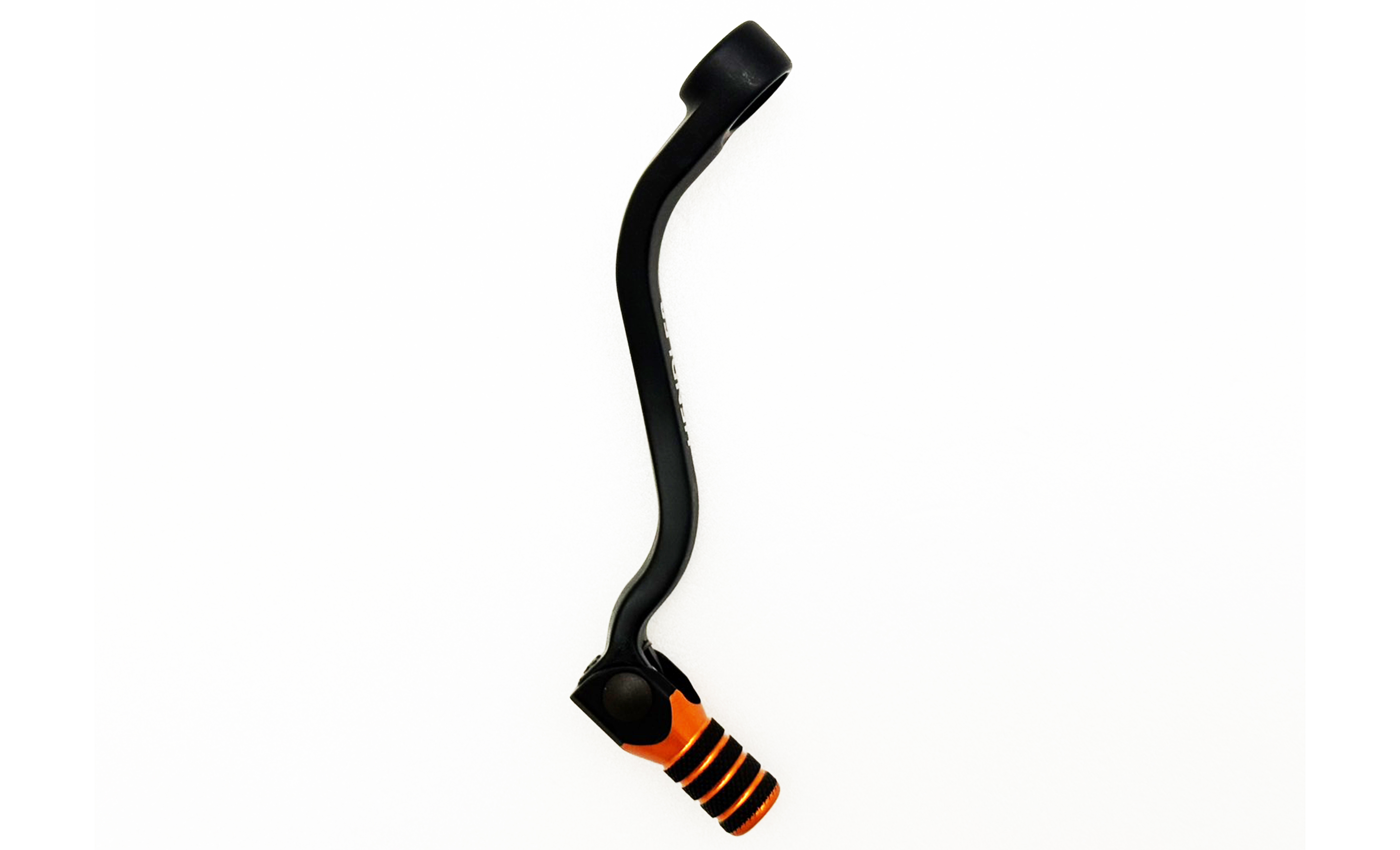 Hendler Gear Lever Alloy Black with Orange Tip KTM 250 EXC-F 12-16, 350 EXC-F 11-16, 250 SX-F 11-12, Husqvarna FC450 14-15, FE250 13-16, FE350 13-16, Husaberg FE250 13-14