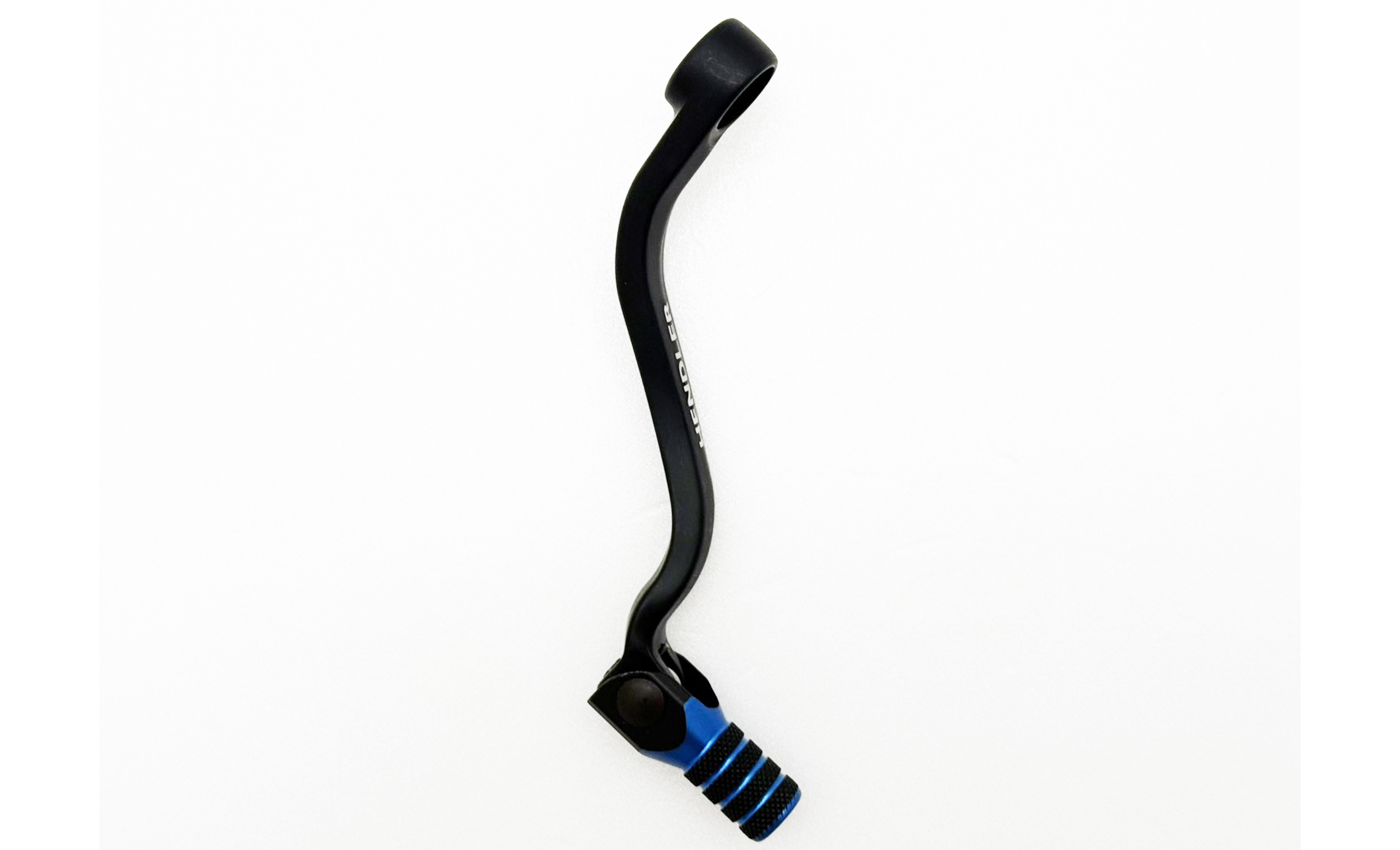 Hendler Gear Lever Alloy Black with Blue Tip KTM 250 EXC-F 12-16, 350 EXC-F 11-16, 250 SX-F 11-12, Husqvarna FC450 14-15, FE250 13-16, FE350 13-16, Husaberg FE250 13-14