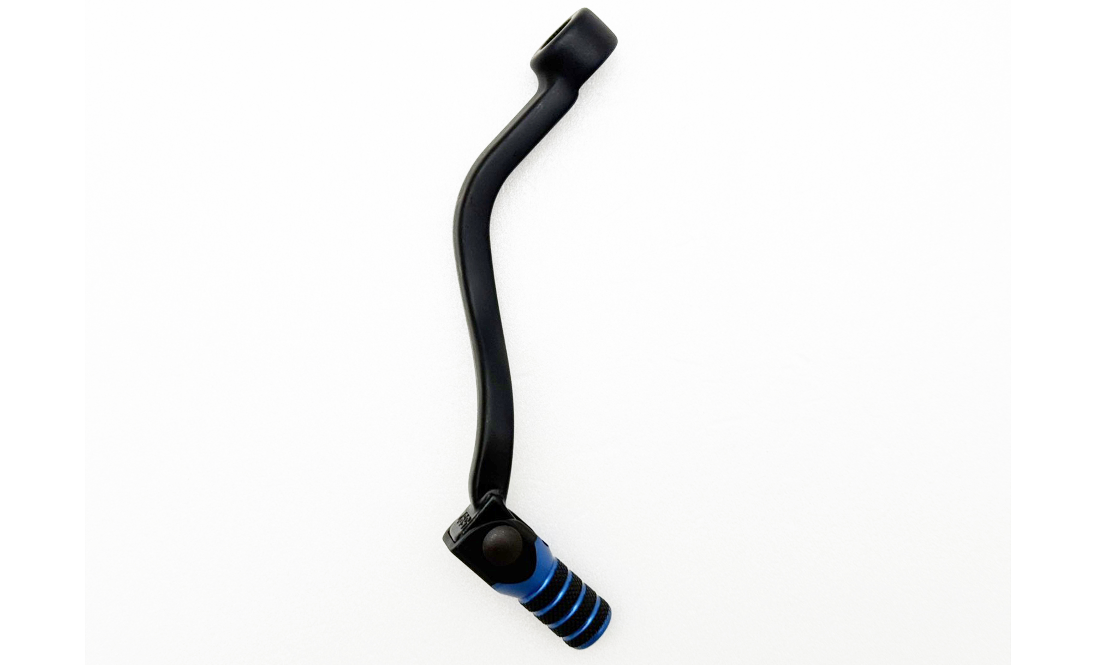 Hendler Gear Lever Alloy Black with Blue Tip KTM 125 SX 23-25, 250 SX 23-25, 300 SX 23-24, 250 EXC 24, Husqvarna TC125 23-25, TC250 23-25, TE250 24, Gas Gas MC125 24-25, MC250 25, EX250 24-25