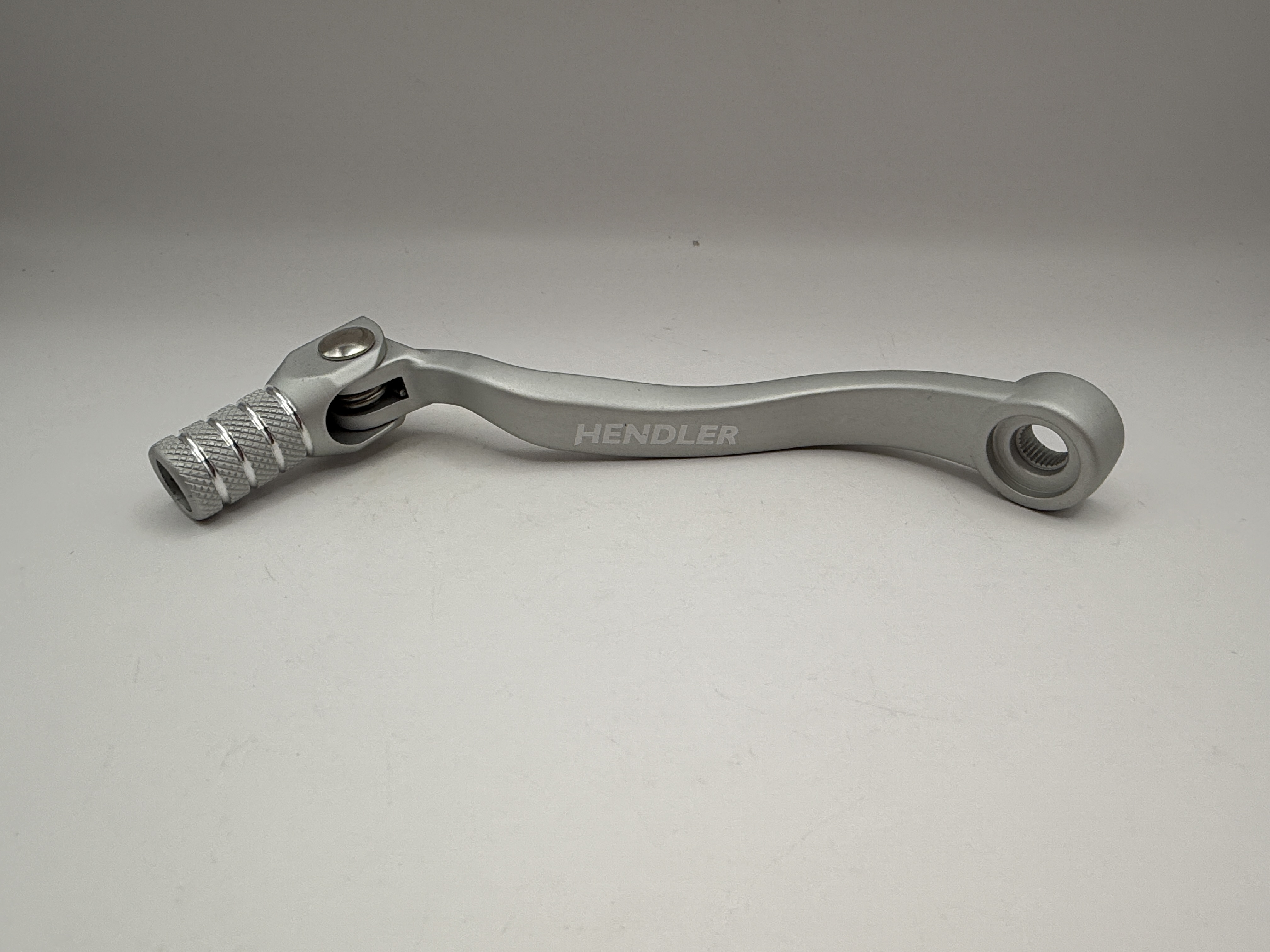 Hendler Gear Lever Alloy Silver KTM 250 EXC-F 17-20, 350 SXC-F 17-20, 250 SX-F 16-20, 350 SX-F 16-20, Husqvarna FC250 16-20, FC350 16-20, FE250 17-20, FE350 17-20