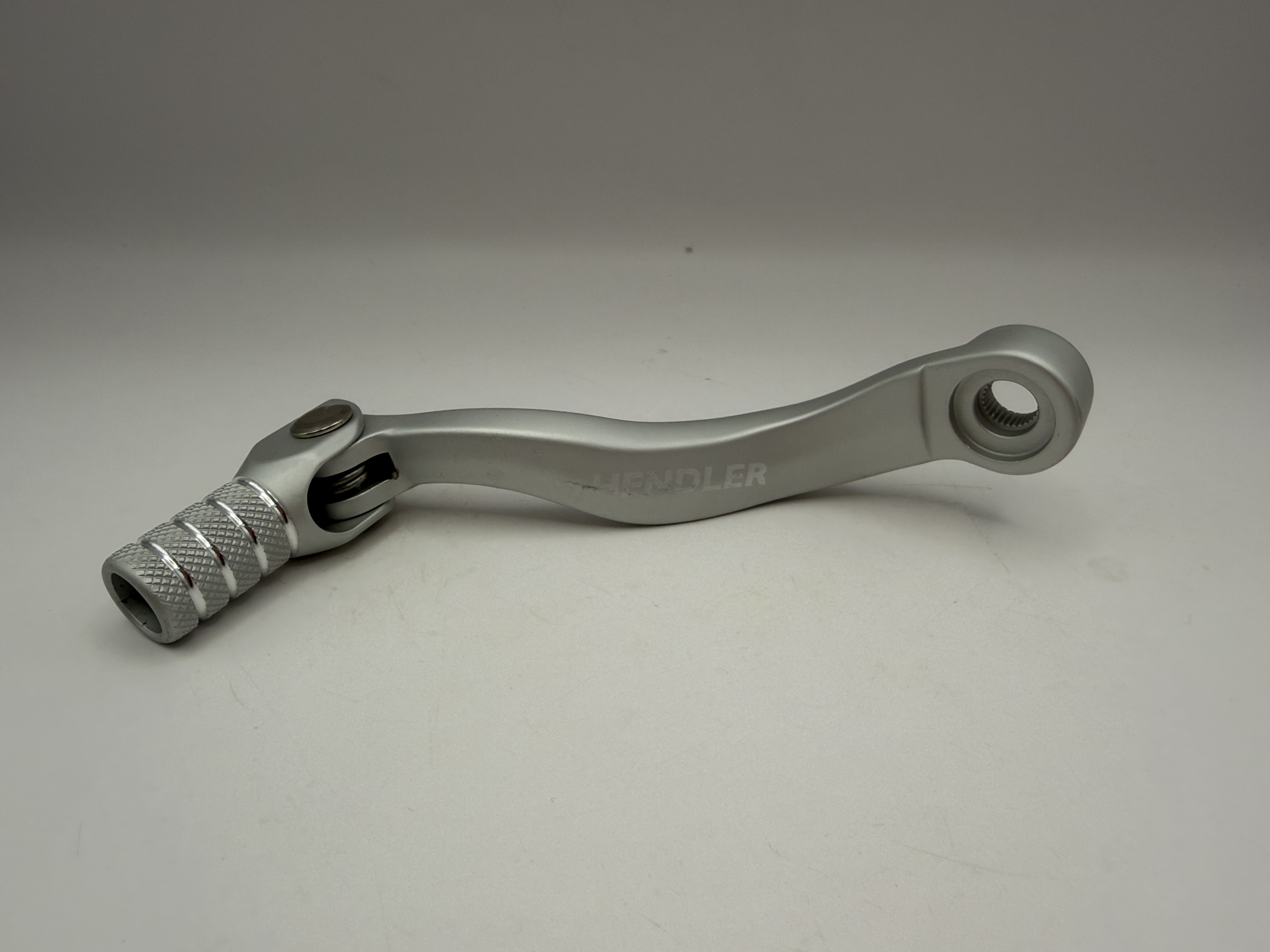 Hendler Gear Lever Alloy Silver KTM 450 EXC-F 17-20, 500 EXC-F 12-20, 125 SX-F 16, 450 SX-F 16-20, Husqvarna TC125 16, FC450 16-20, FE450 17-20