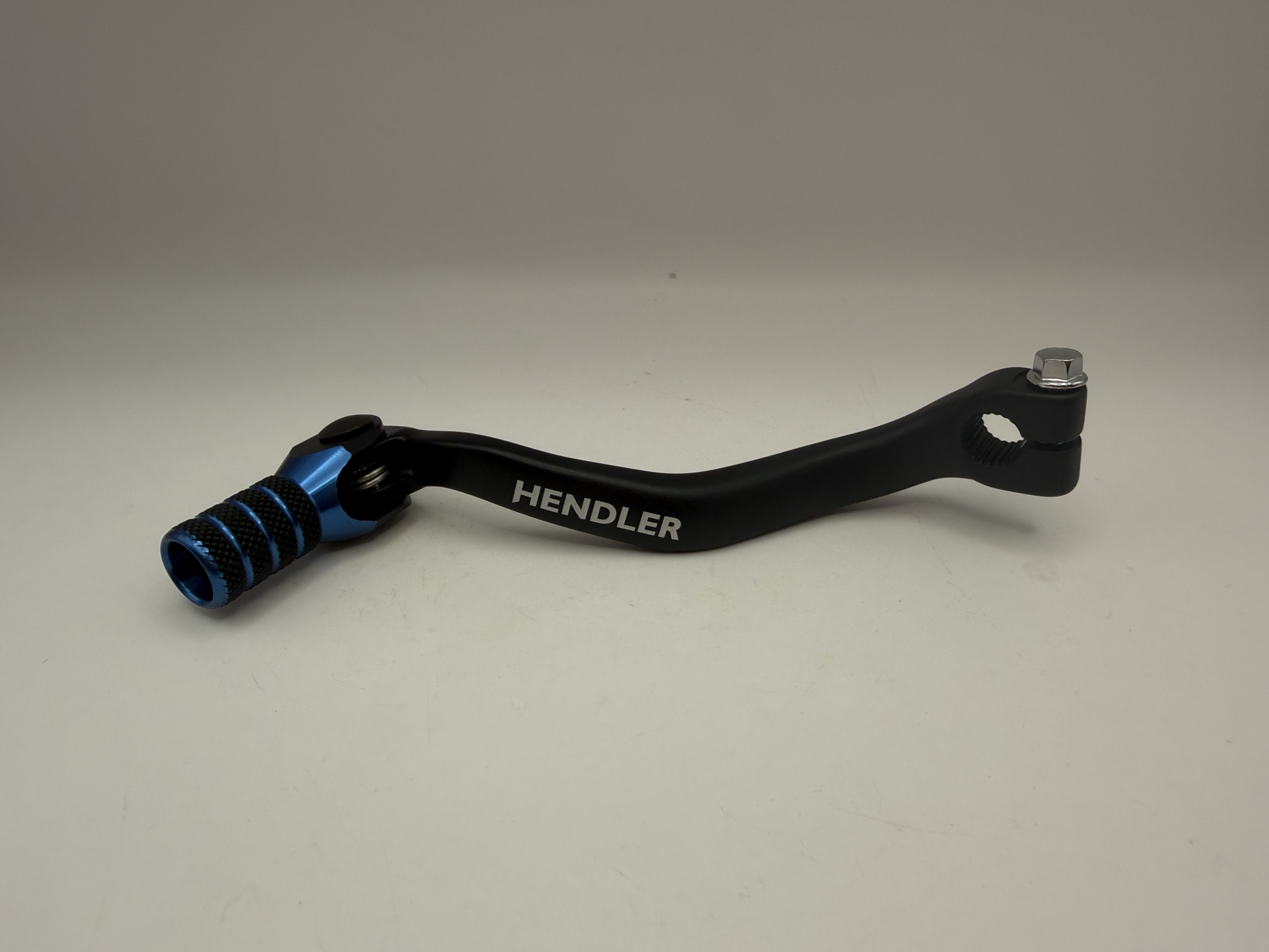 Hendler Gear Lever Alloy Black with Blue Tip TM 125-450 Models 00-20