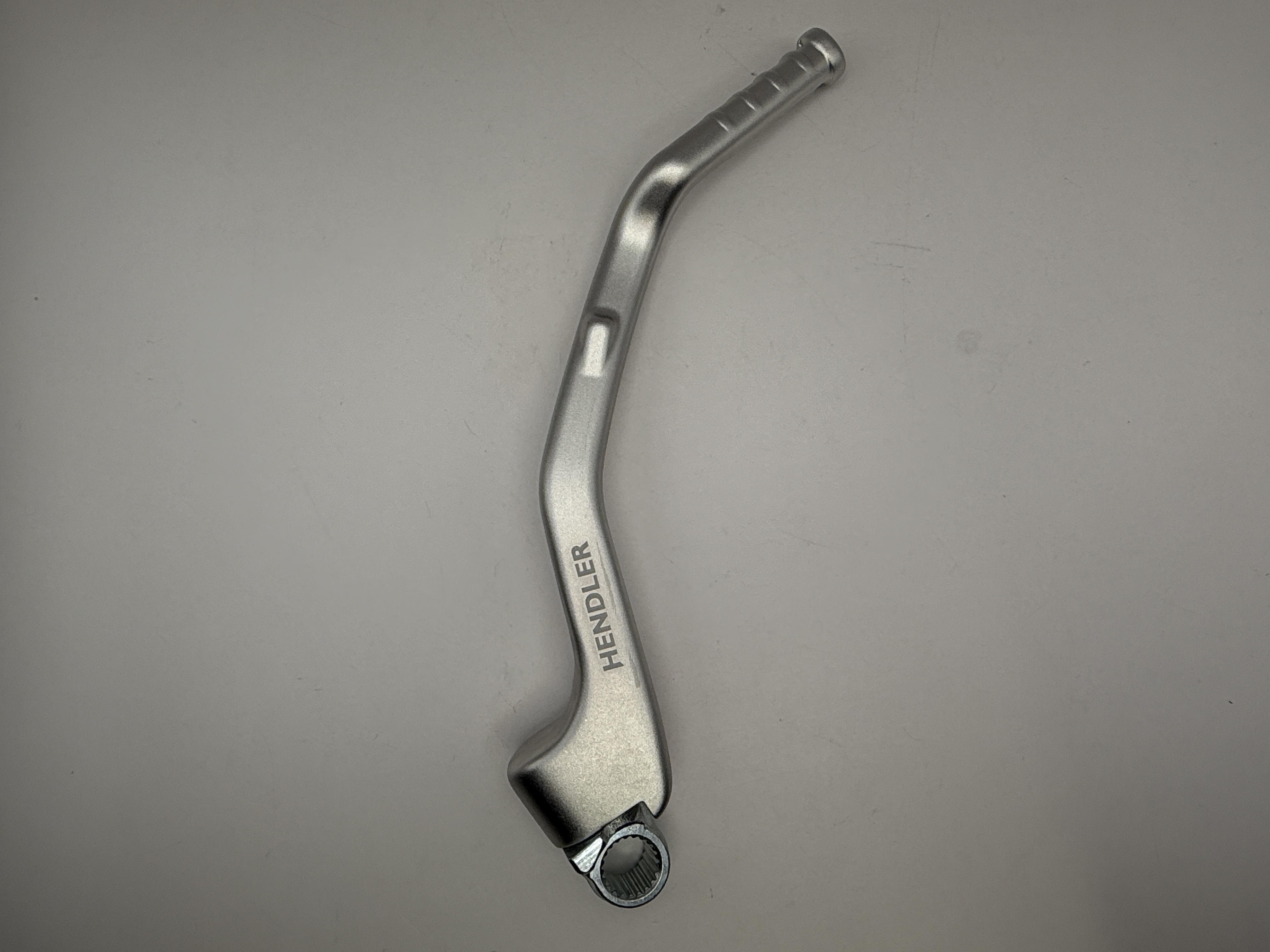 Hendler Kickstart Lever Alloy with Steel Boss Silver Honda CRF250R 04-09, CRF250X 04-19