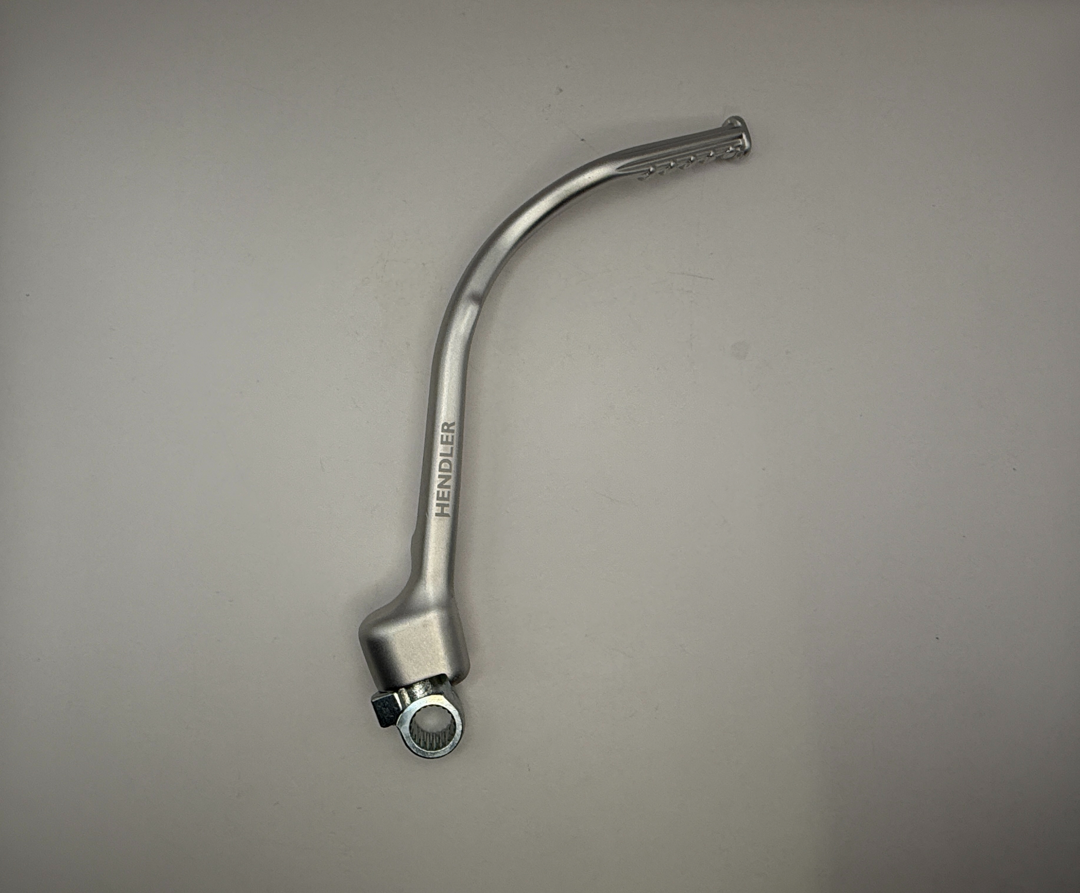 Hendler Kickstart Lever Alloy with Steel Boss Silver Honda CRF250R 10-17