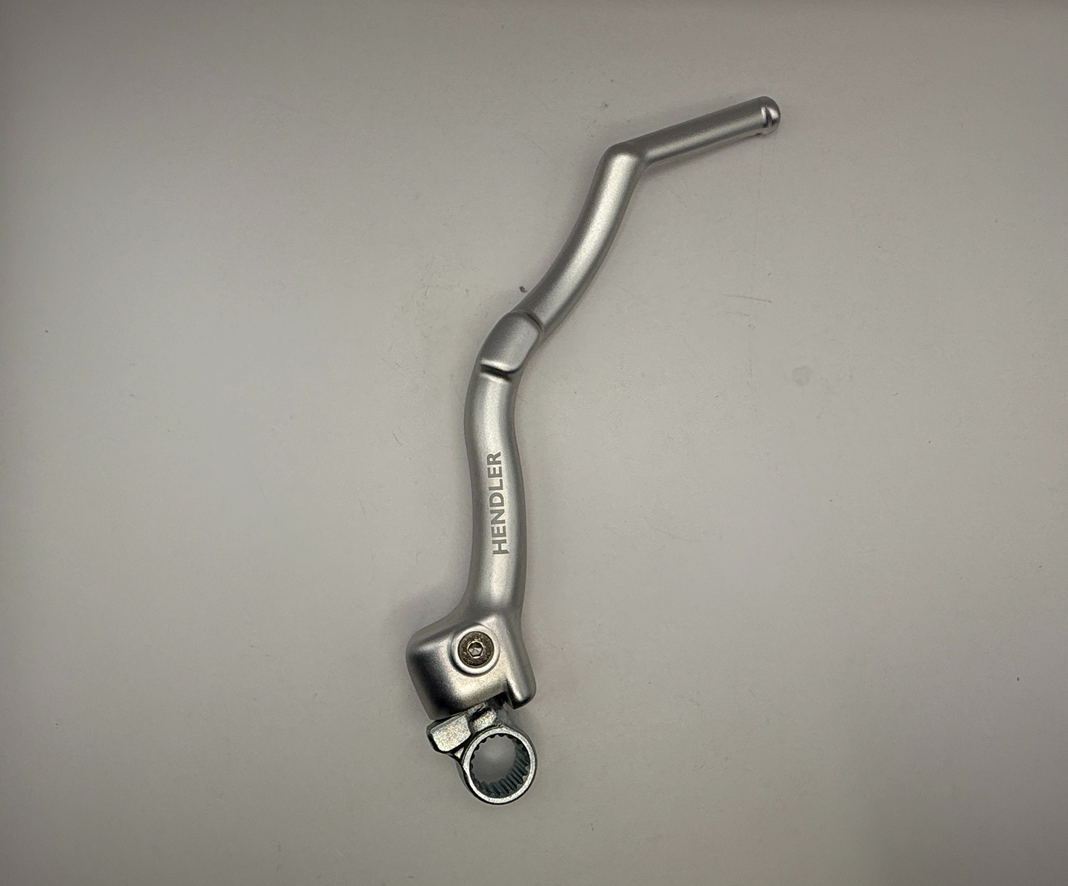 Hendler Kickstart Lever Alloy with Steel Boss Silver Honda CRF450R 02-08, CRF450X 2005