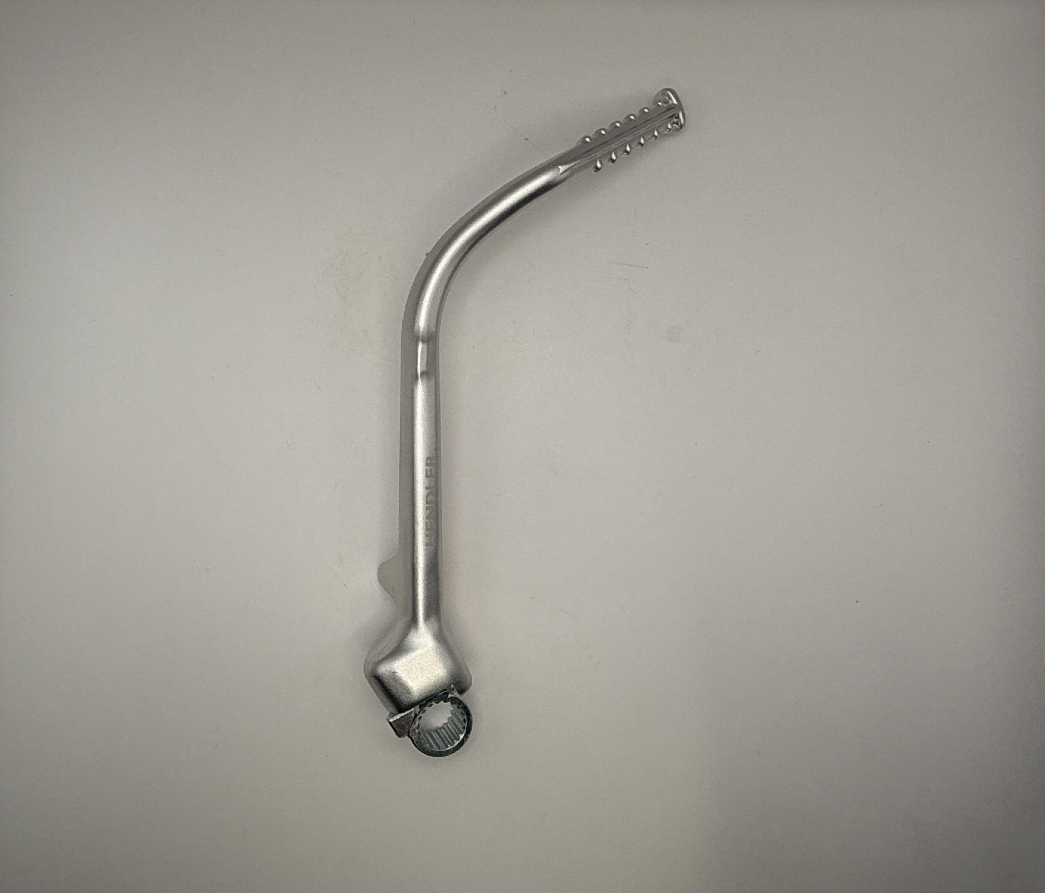 Hendler Kickstart Lever Alloy with Steel Boss Silver Honda CRF450R 17-18, CRF450RX 17-18