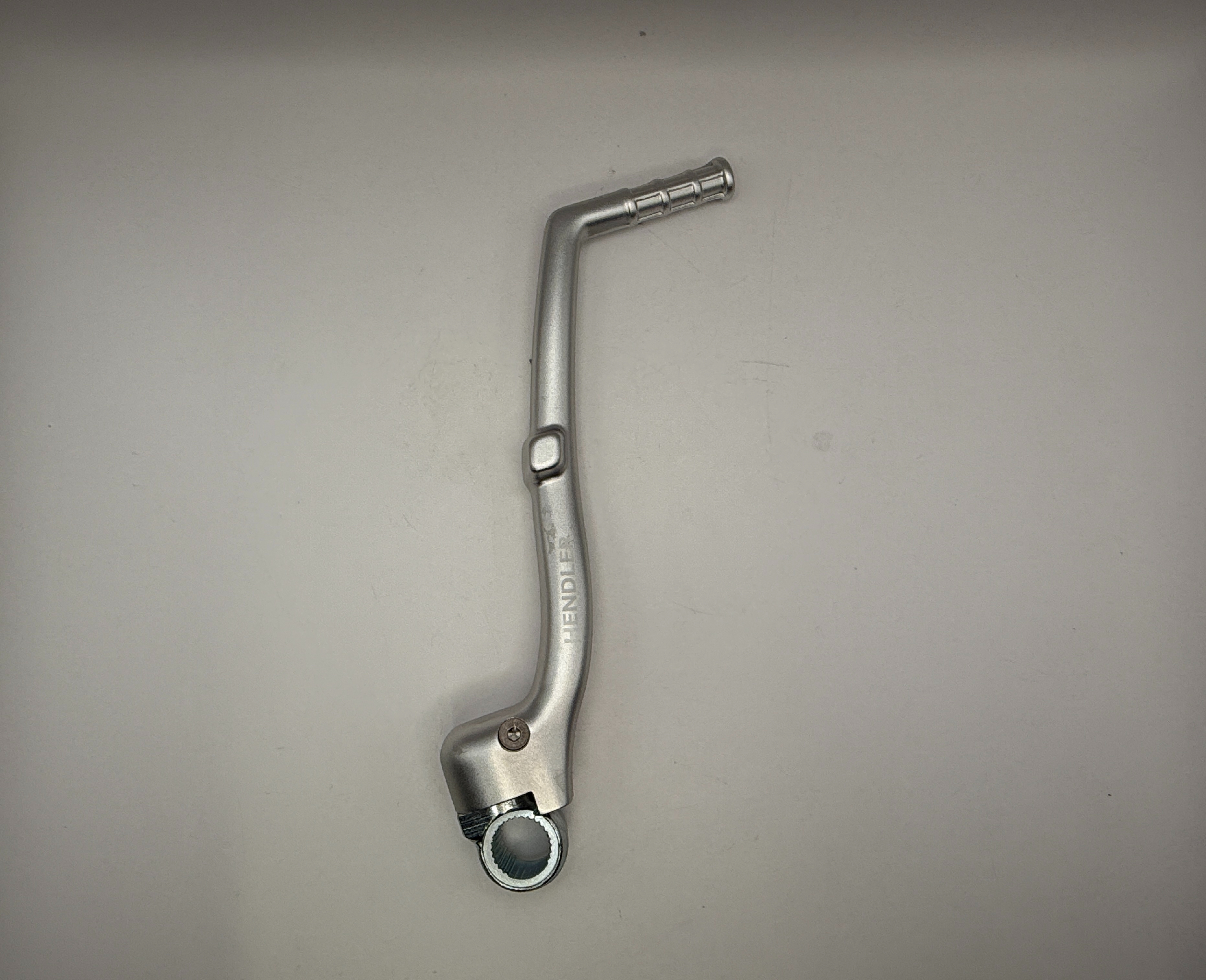 Hendler Kickstart Lever Alloy with Steel Boss Silver Kawasaki KX500 98-04