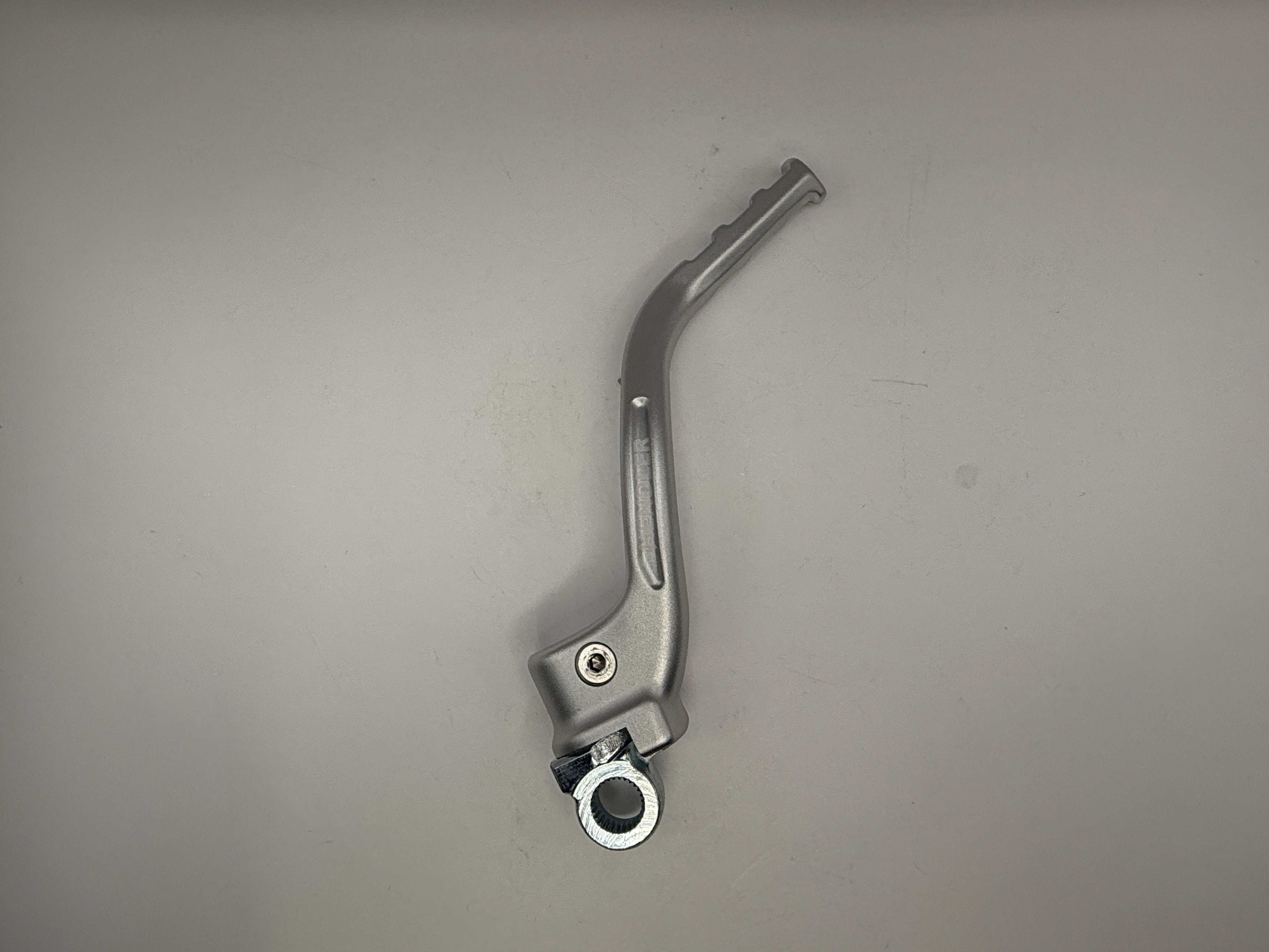 Hendler Kickstart Lever Alloy with Steel Boss Silver Beta 125 RR 19-, 200 RR 19- (Requires splitting the cases)