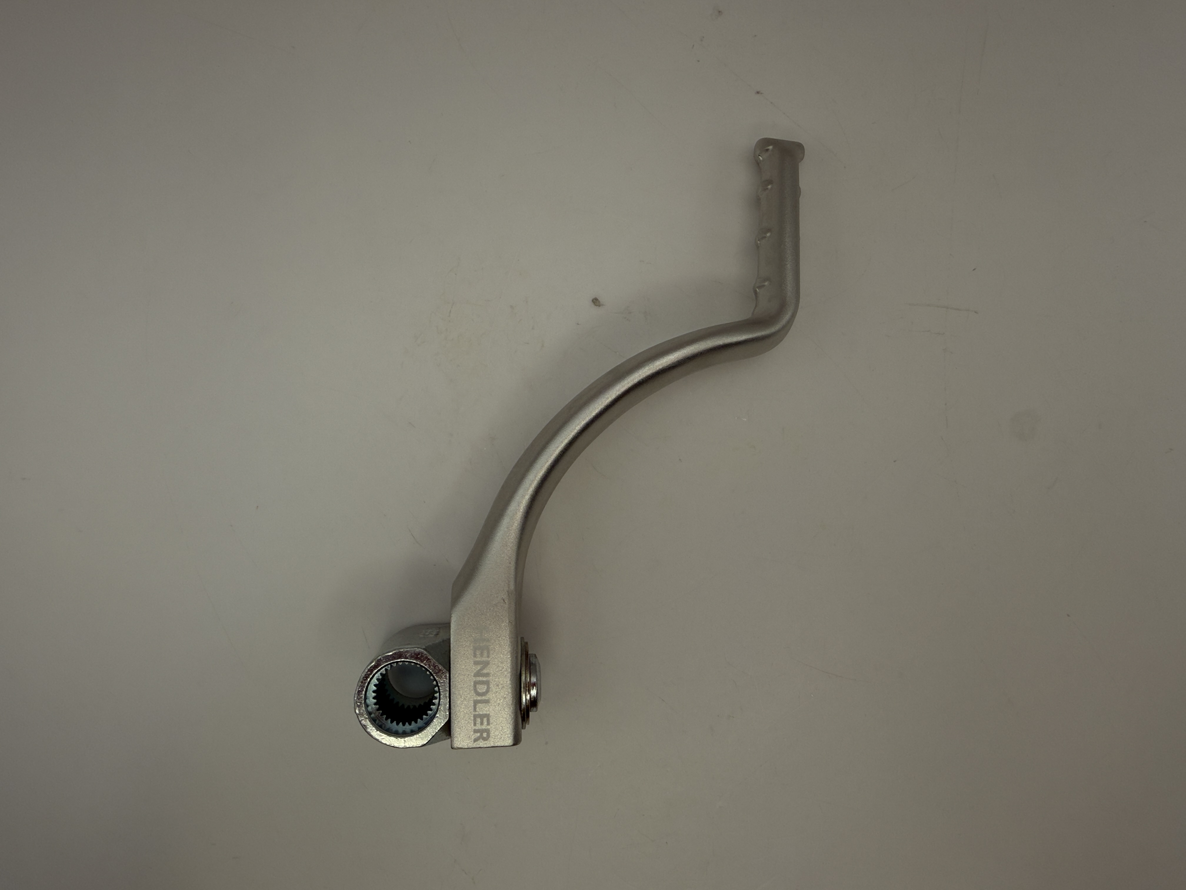 Hendler Kickstart Lever Alloy with Steel Boss Silver KTM 50 SX 09-20