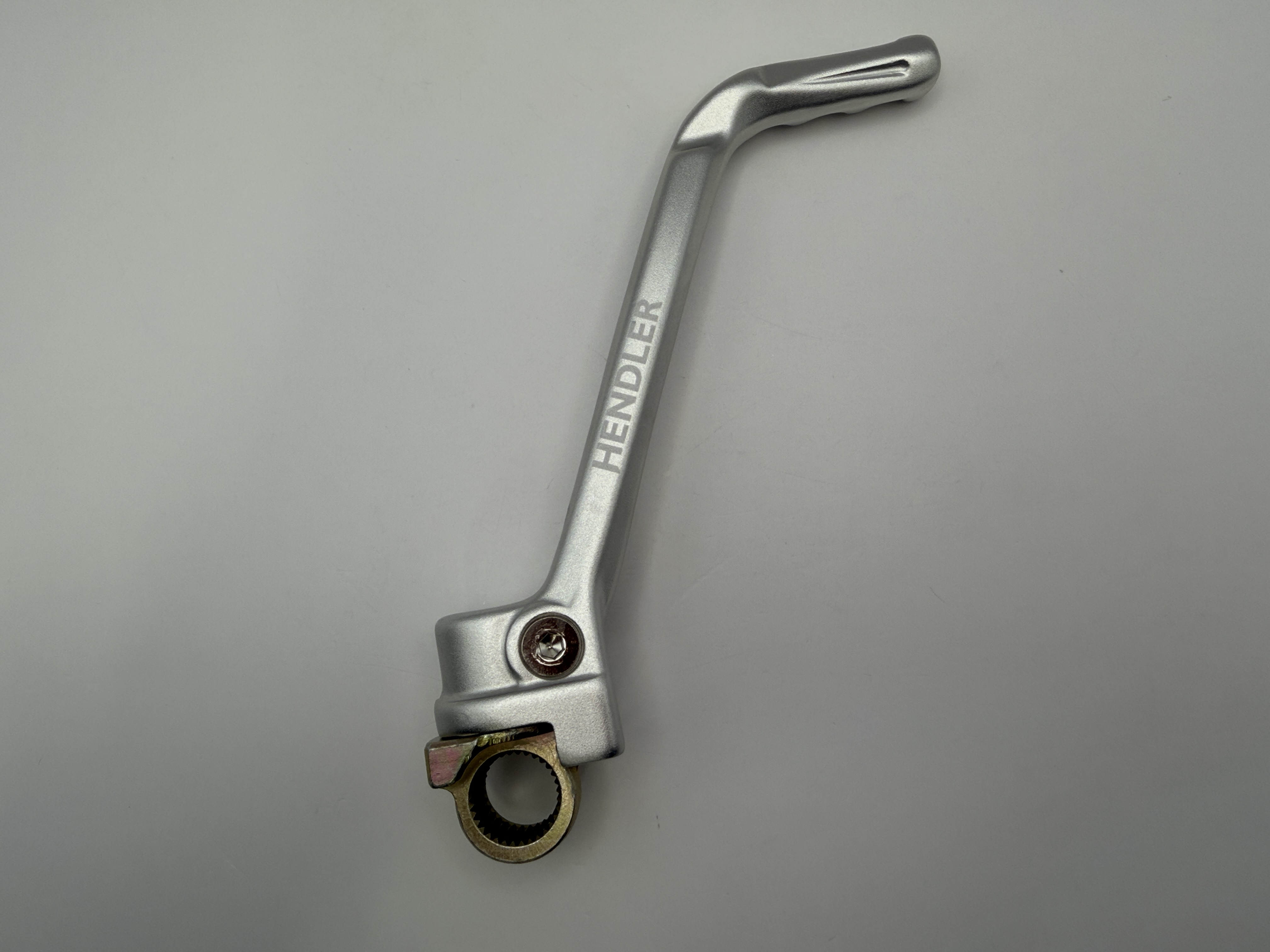 Hendler Kickstart Lever Alloy with Steel Boss Silver KTM 85 SX 18-20