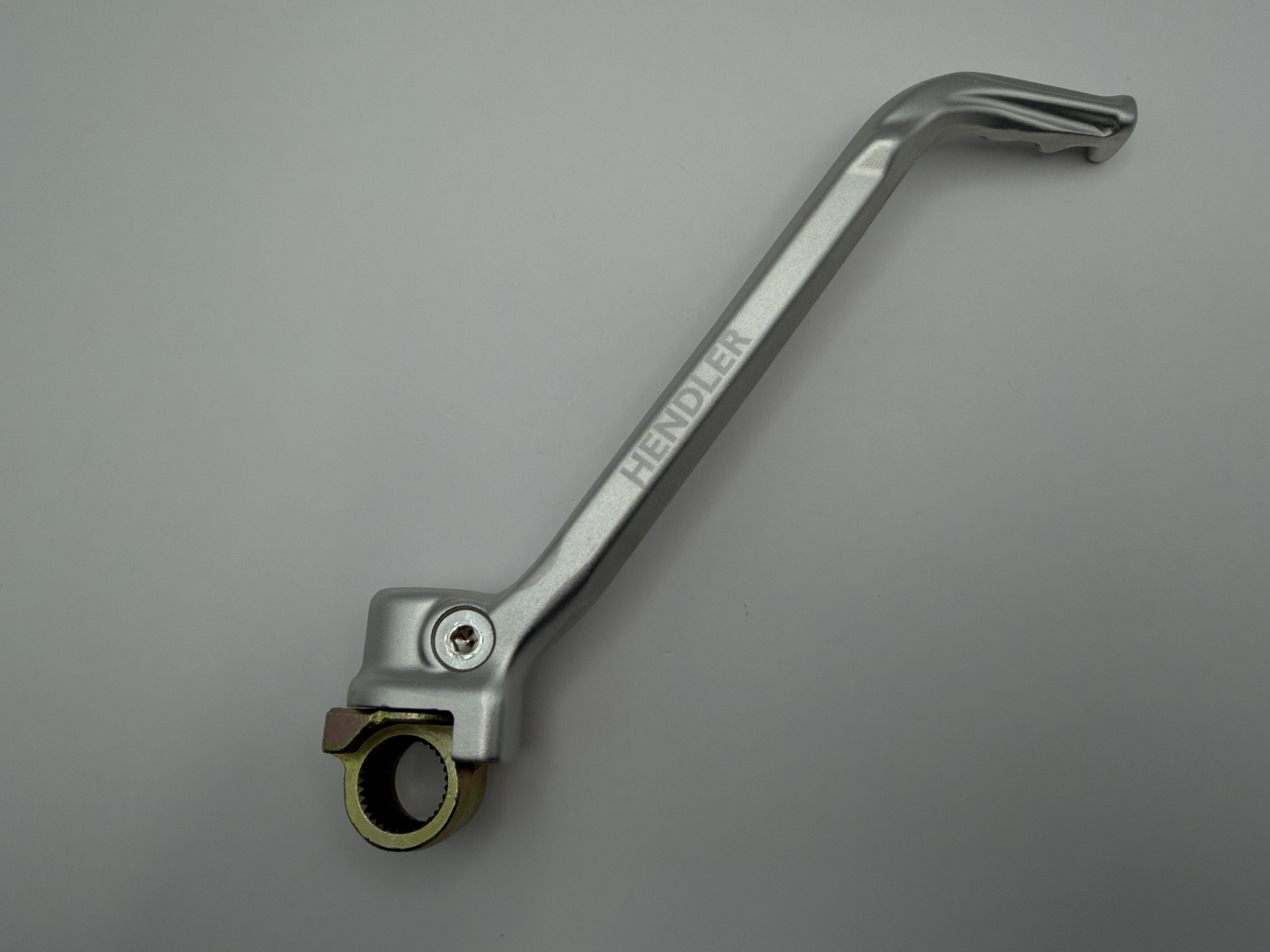 Hendler Kickstart Lever Alloy with Steel Boss Silver KTM 125 SX 16-20, 150 SX 16-20, Husqvarna TE150 17-20, TC125 16-20, Husqvarna TX125 17-19, TX300 17-19