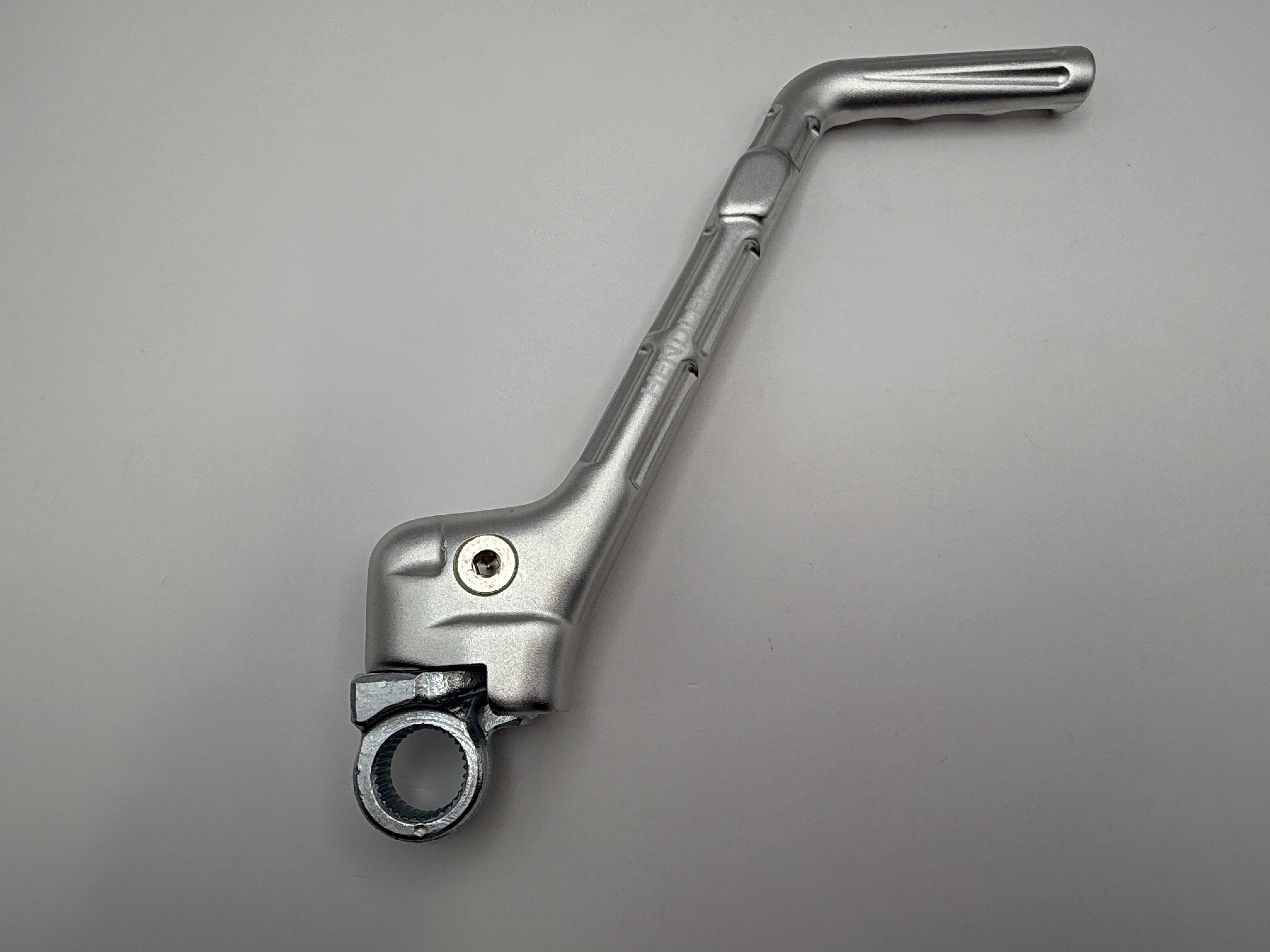 Hendler Kickstart Lever Alloy with Steel Boss Silver KTM 125 SX 98-11, 150 SX 09-11, 200 EXC 98-11