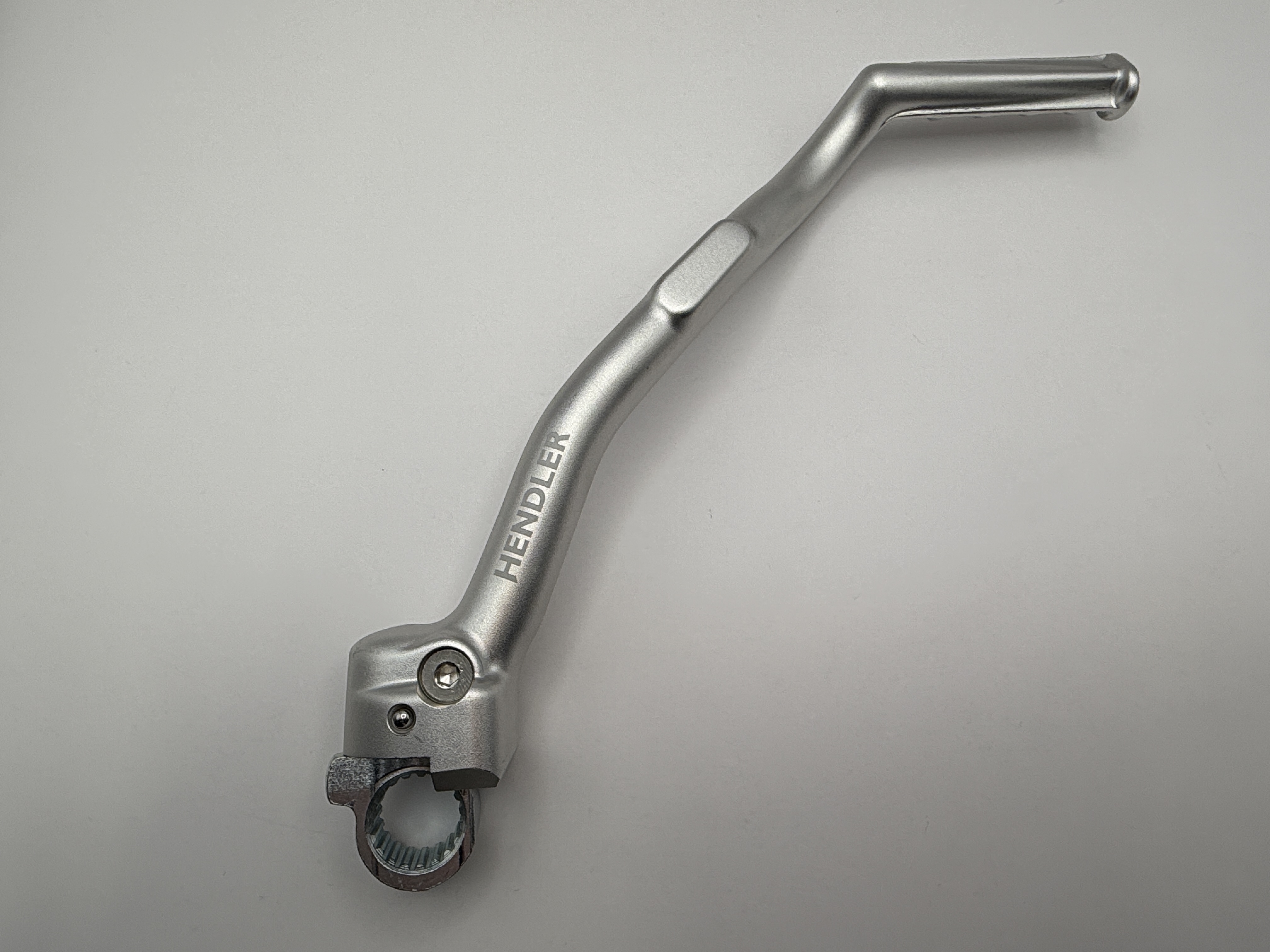 Hendler Kickstart Lever Alloy with Steel Boss Silver TM EN250 12-18, MX250 12-18, EN300 12-18, MX300 12-18