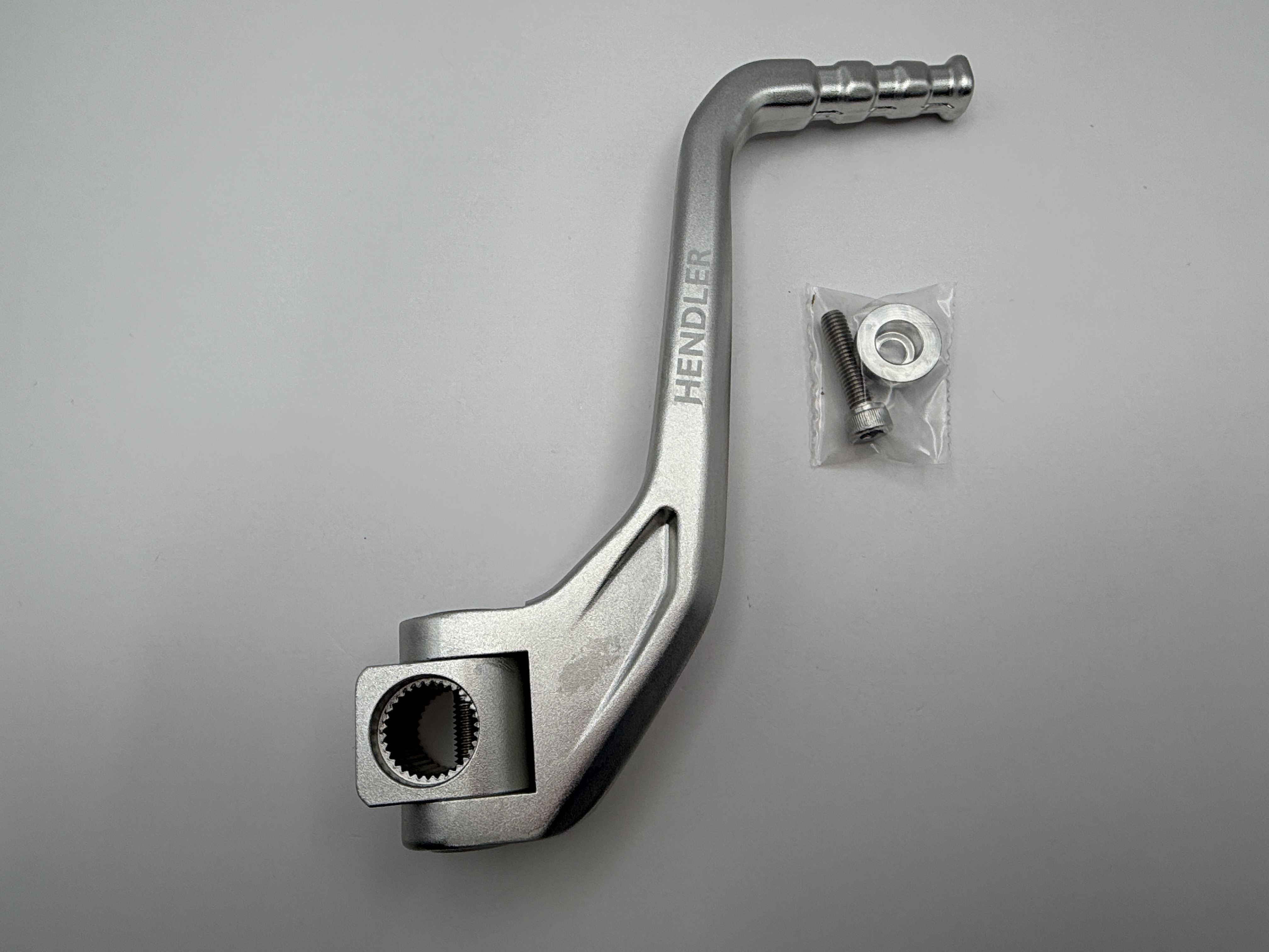 Hendler Kickstart Lever Alloy with Steel Boss Silver TRS One 125 18-19, One 250 17-19, RR 125 18-20, RR Xtrack 250 19, One R 250 2020, One Gold 250 2018