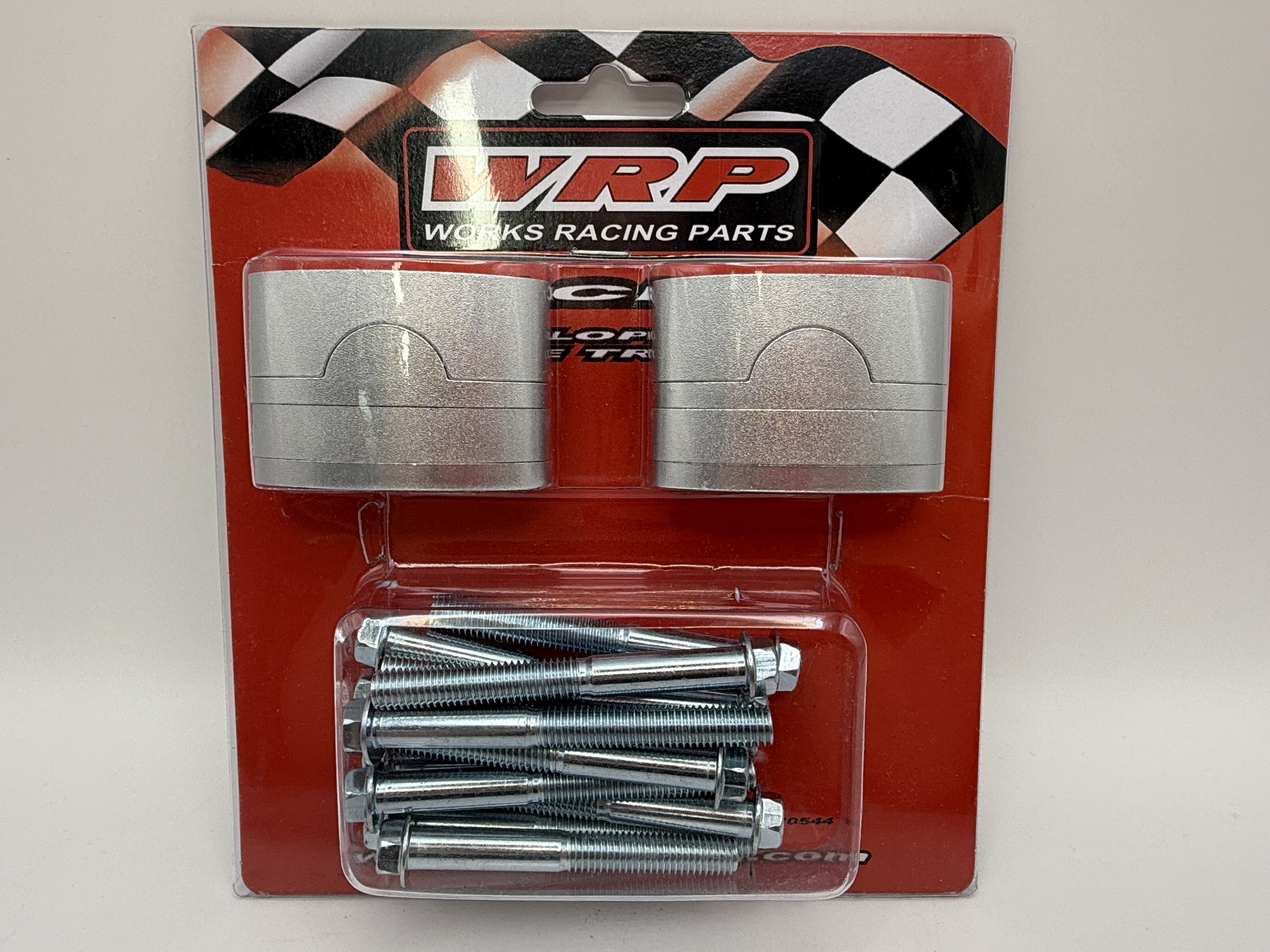 WRP Handlebar Risers 7/8" Alloy CNC Kit Complete With Bolts
