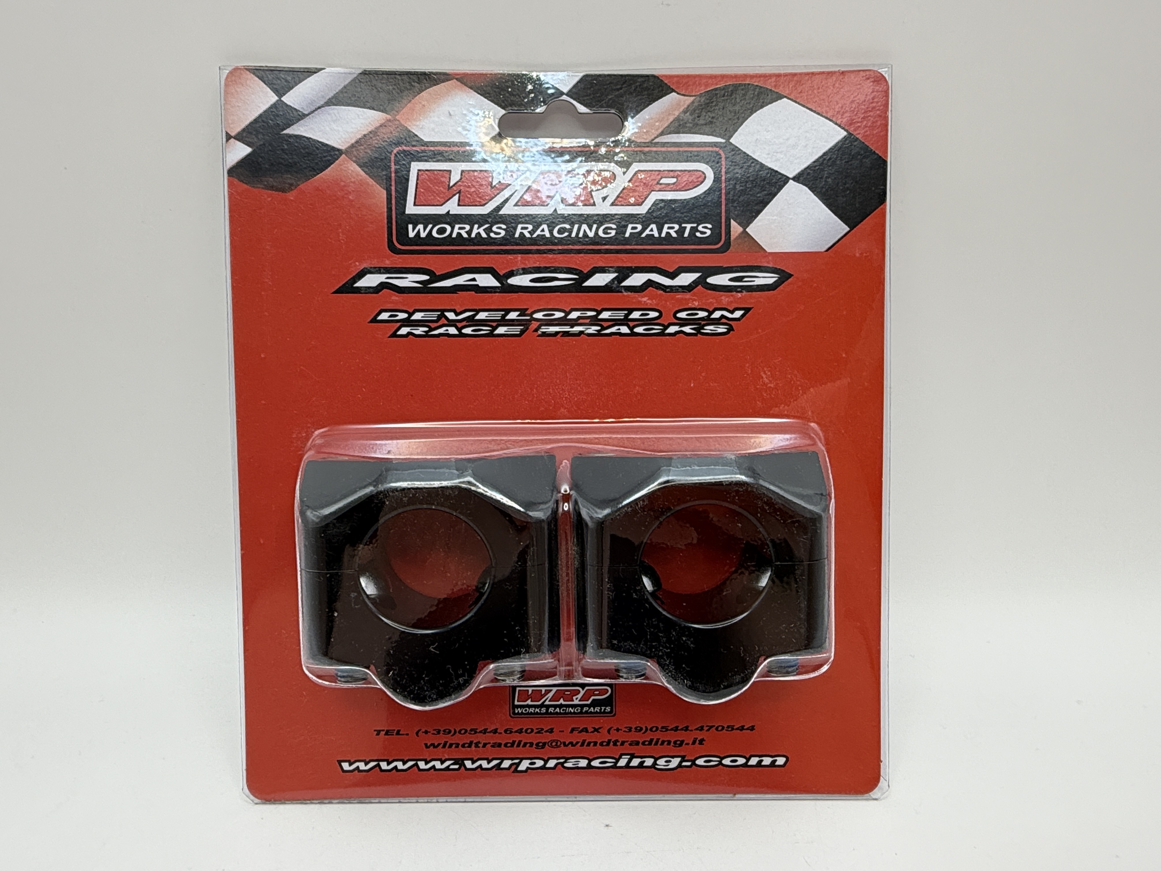 WRP Handlebar Riser Black Conversion Kit Convert 7/8" Risers to Take 1 1/8" Fat Bars