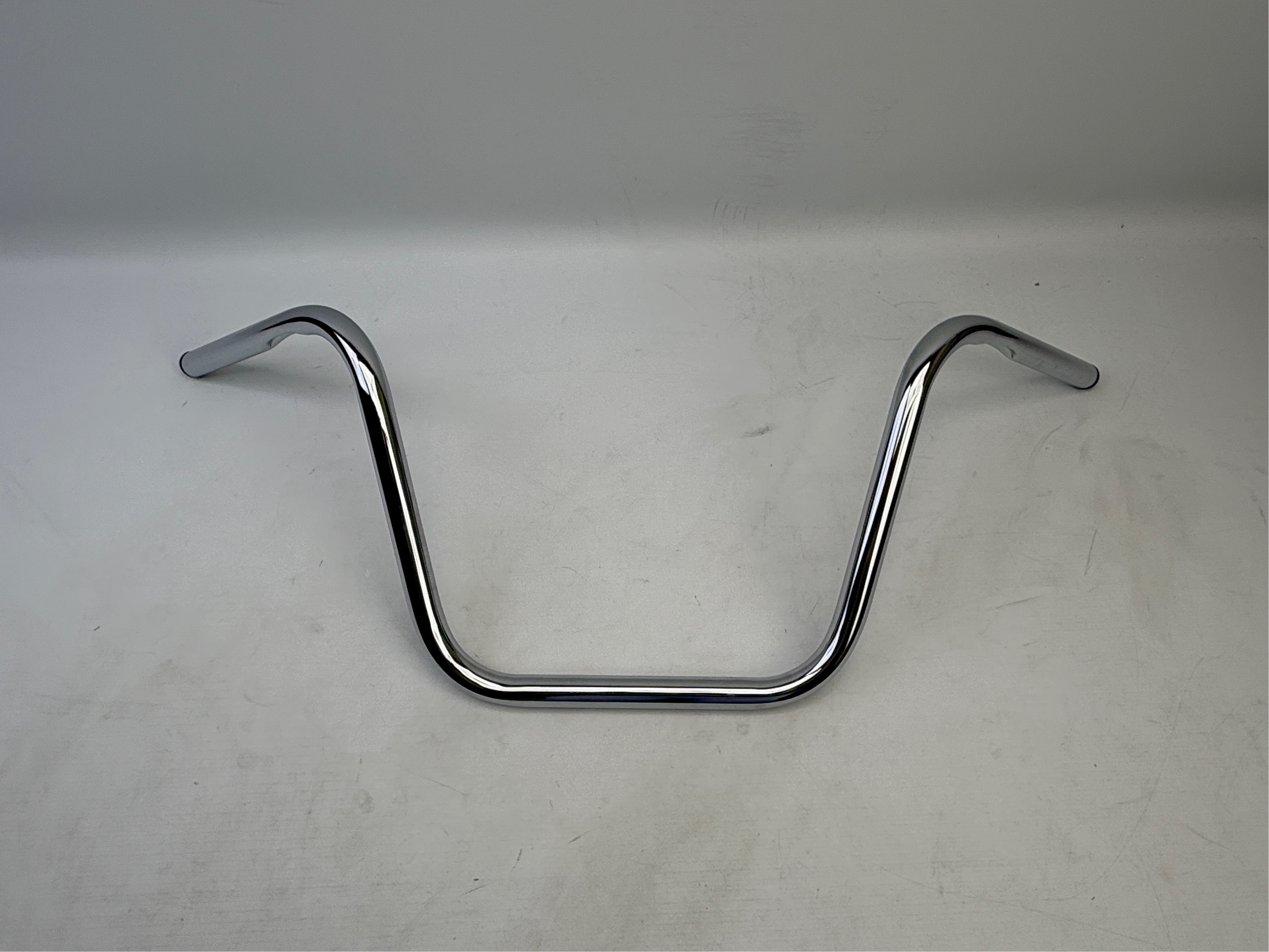 Hendler Handlebar 1'' Chrome 10'' Rise With Dimples