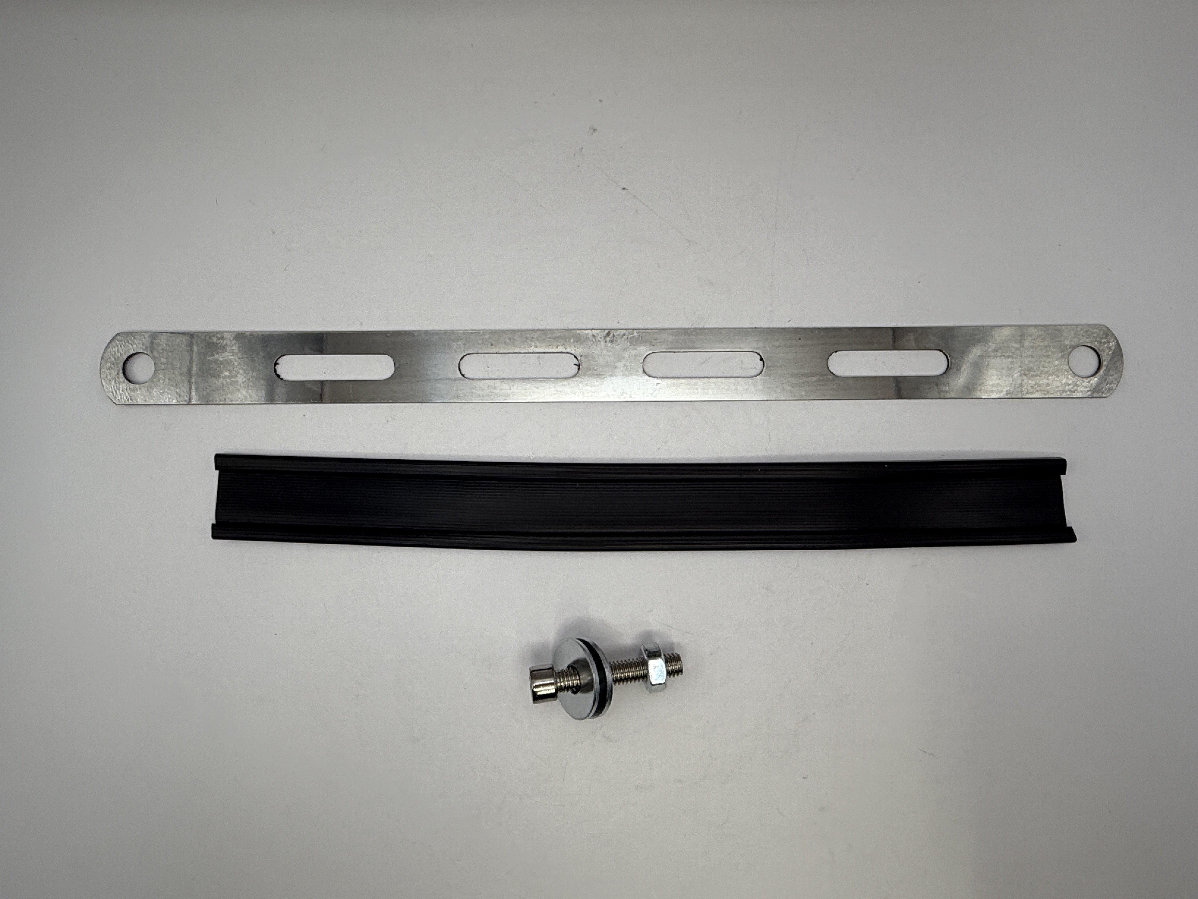 Exhaust Clamp/ Strap Stainless Steel 310mm Silver with Rubber