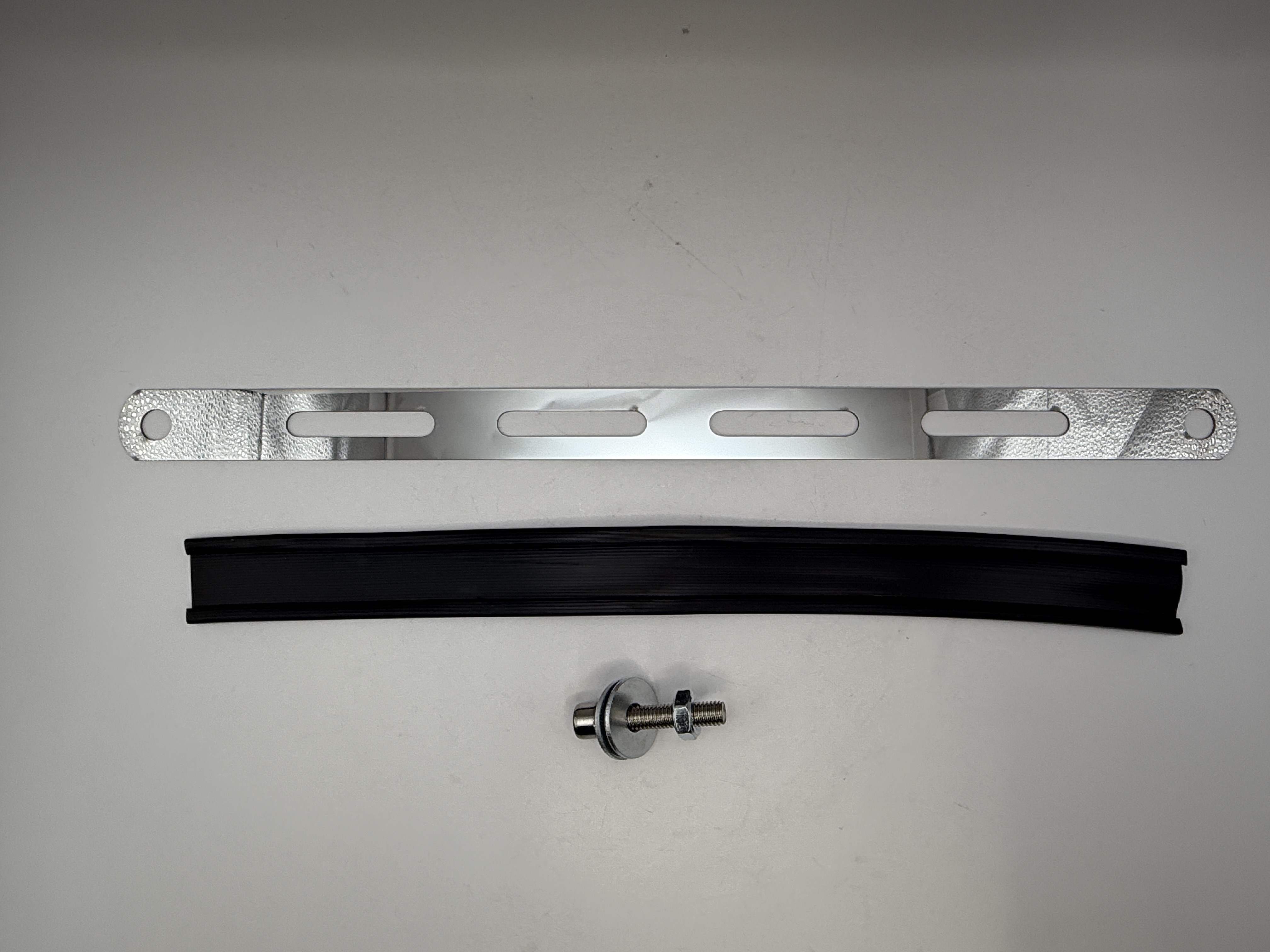 Exhaust Clamp/ Strap Stainless Steel 350mm Silver with Rubber