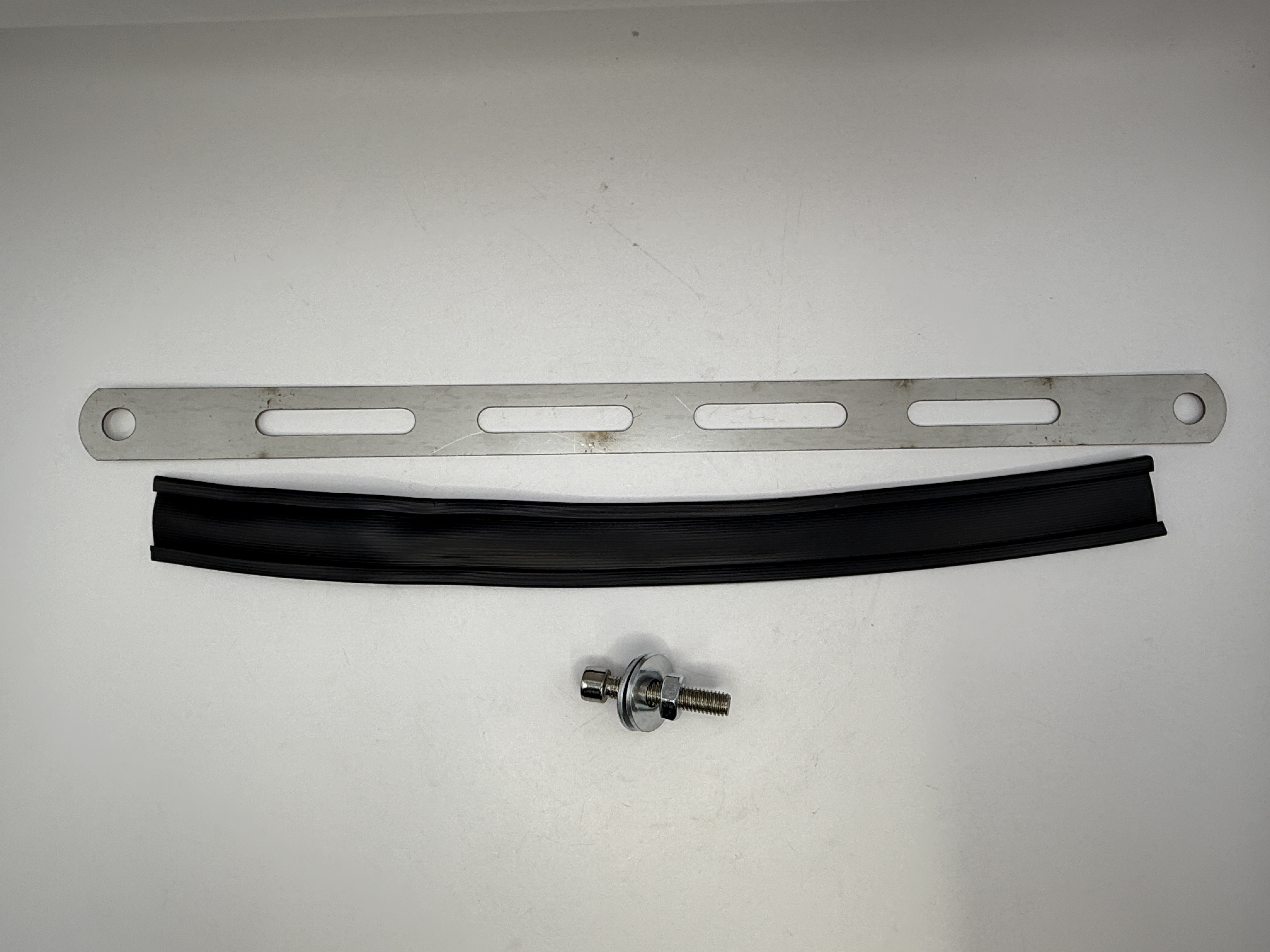 Exhaust Clamp/ Strap Stainless Steel 360mm Silver with Rubber