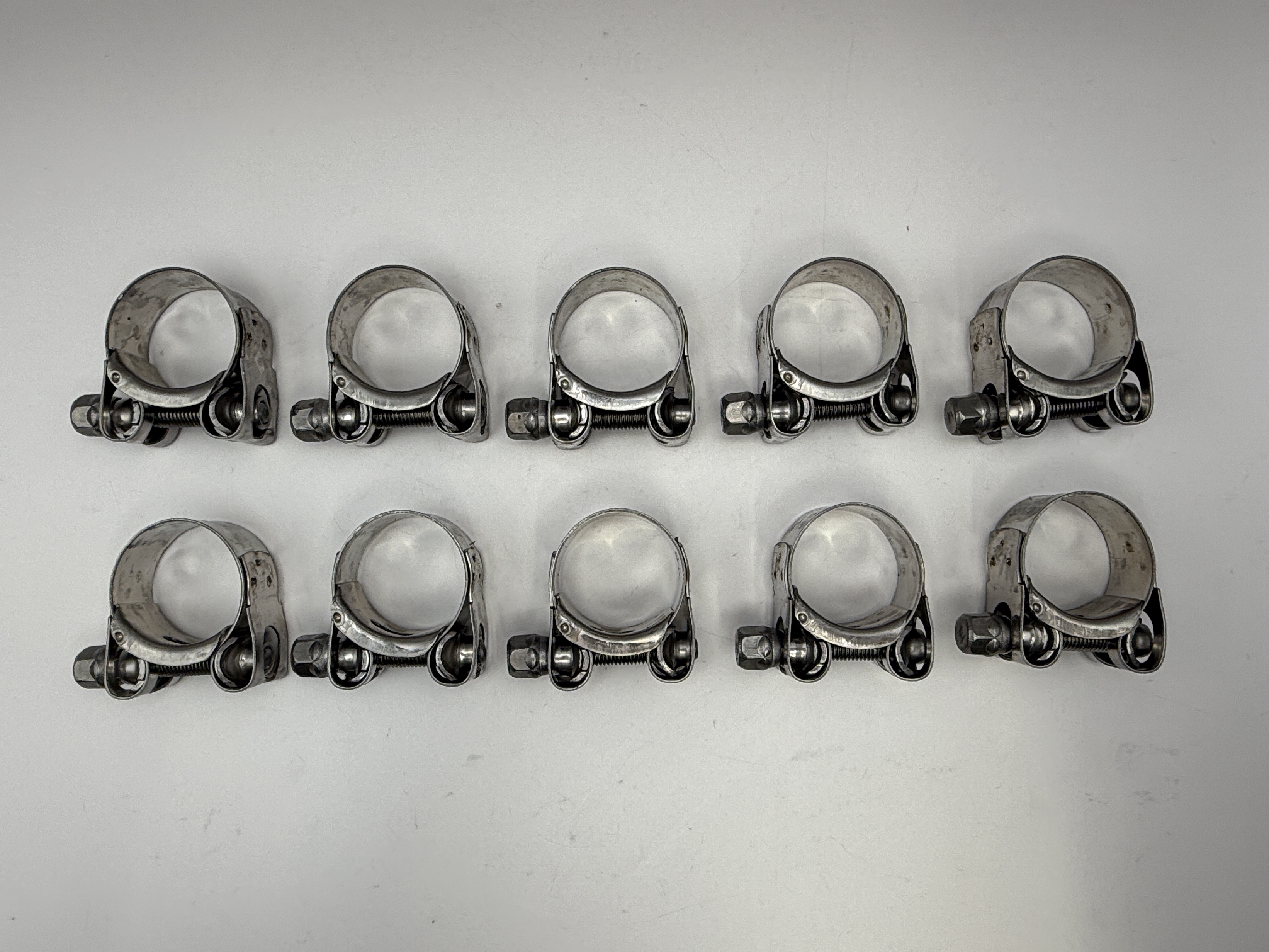 Mikalor Exhaust Clamps 29-31mm All Stainless Steel inc Bolt
