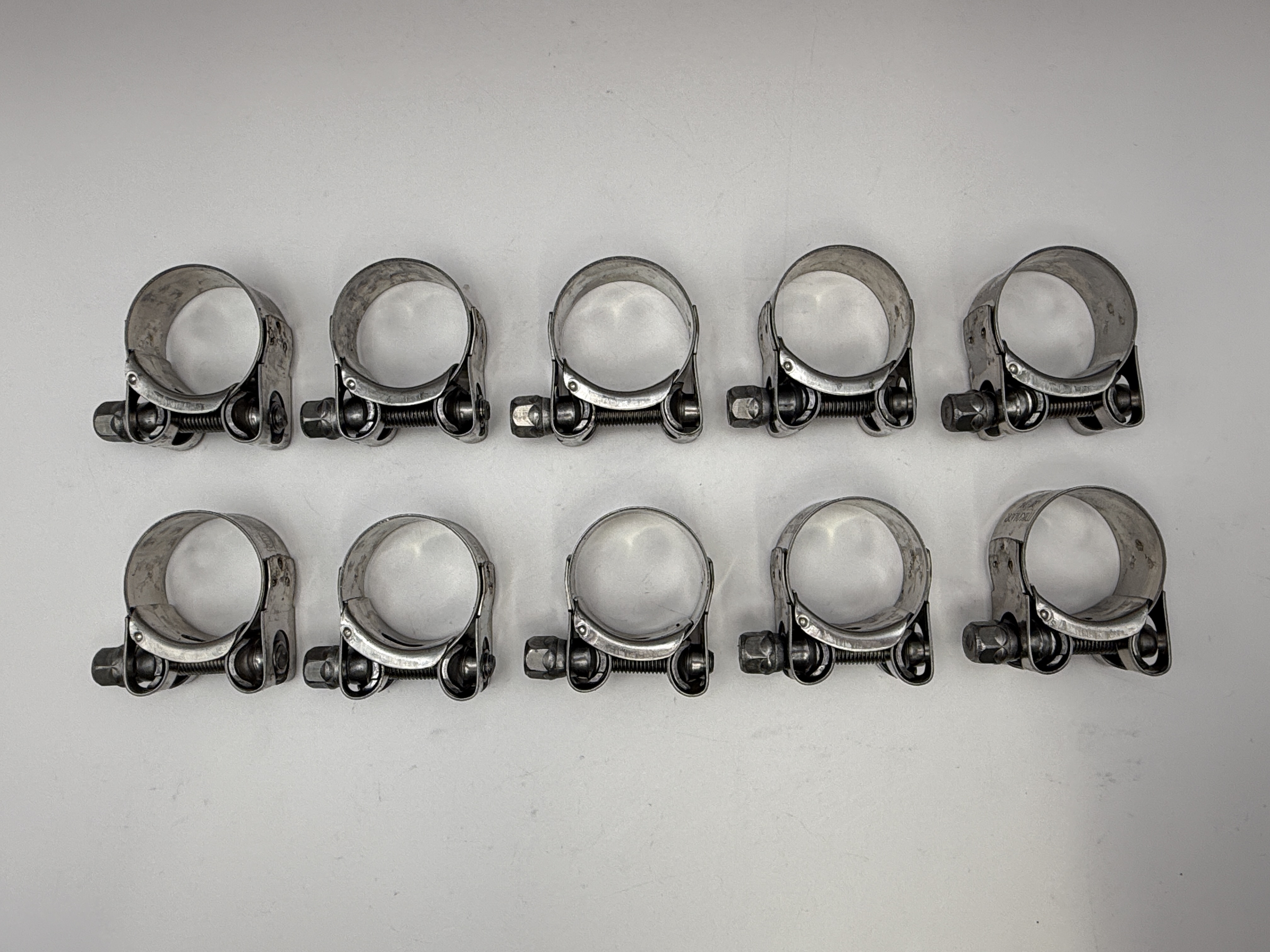 Mikalor Exhaust Clamps 31-34mm All Stainless Steel inc Bolt