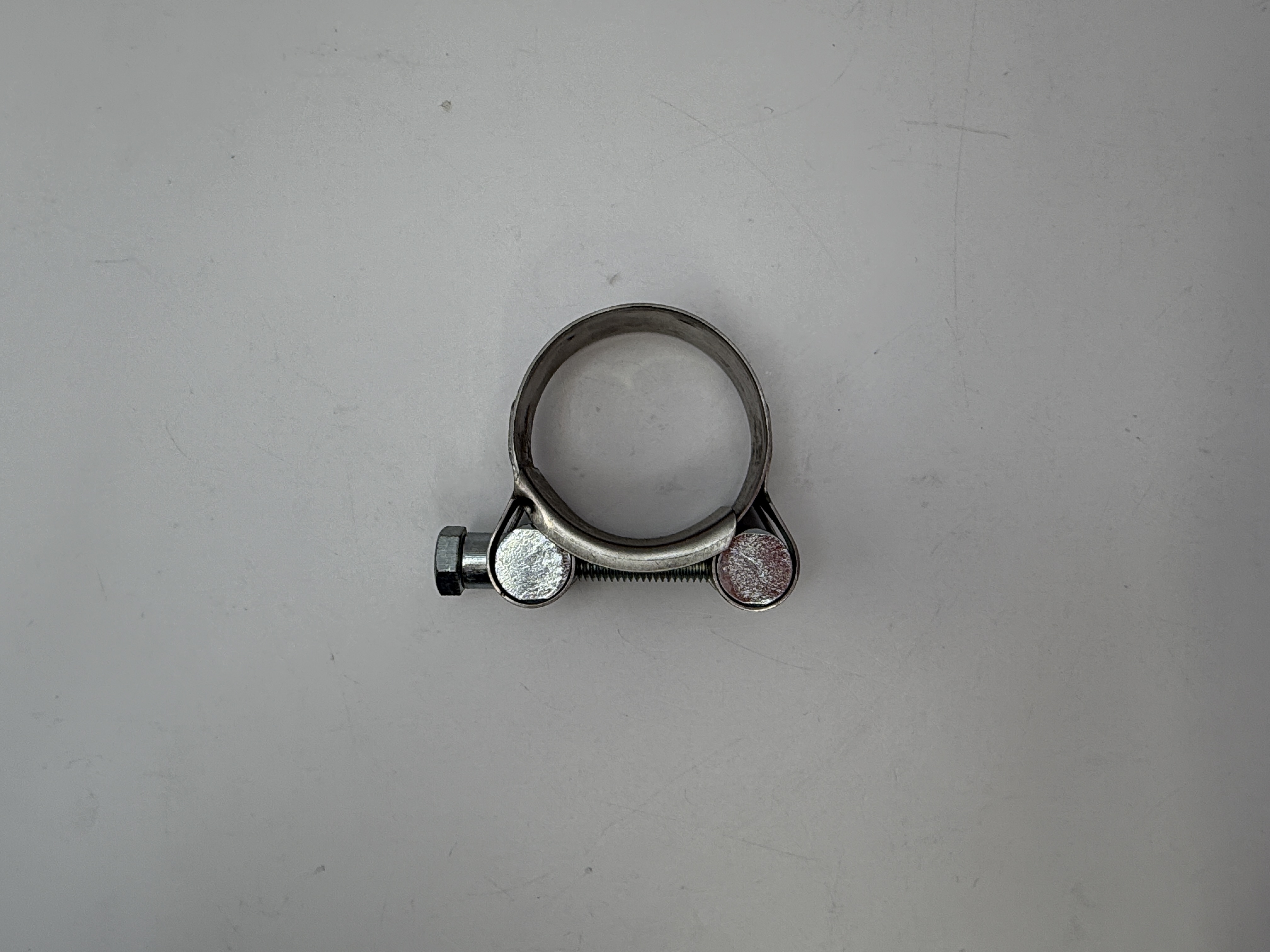 Exhaust Clamp 32-35mm Stainless Steel With Zinc Bolt