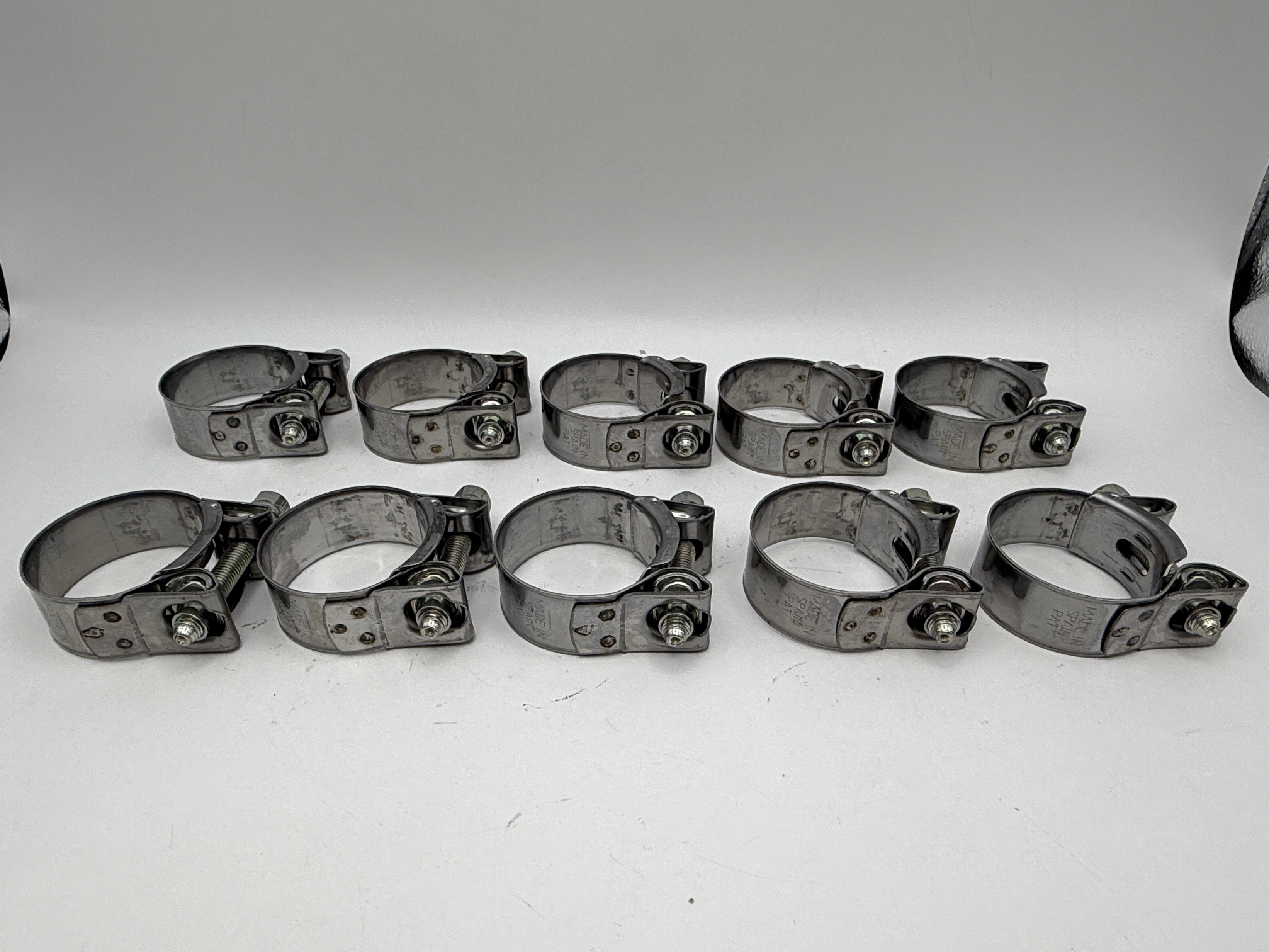 Mikalor Exhaust Clamps 40-43mm Stainless Steel With Zinc Bolt