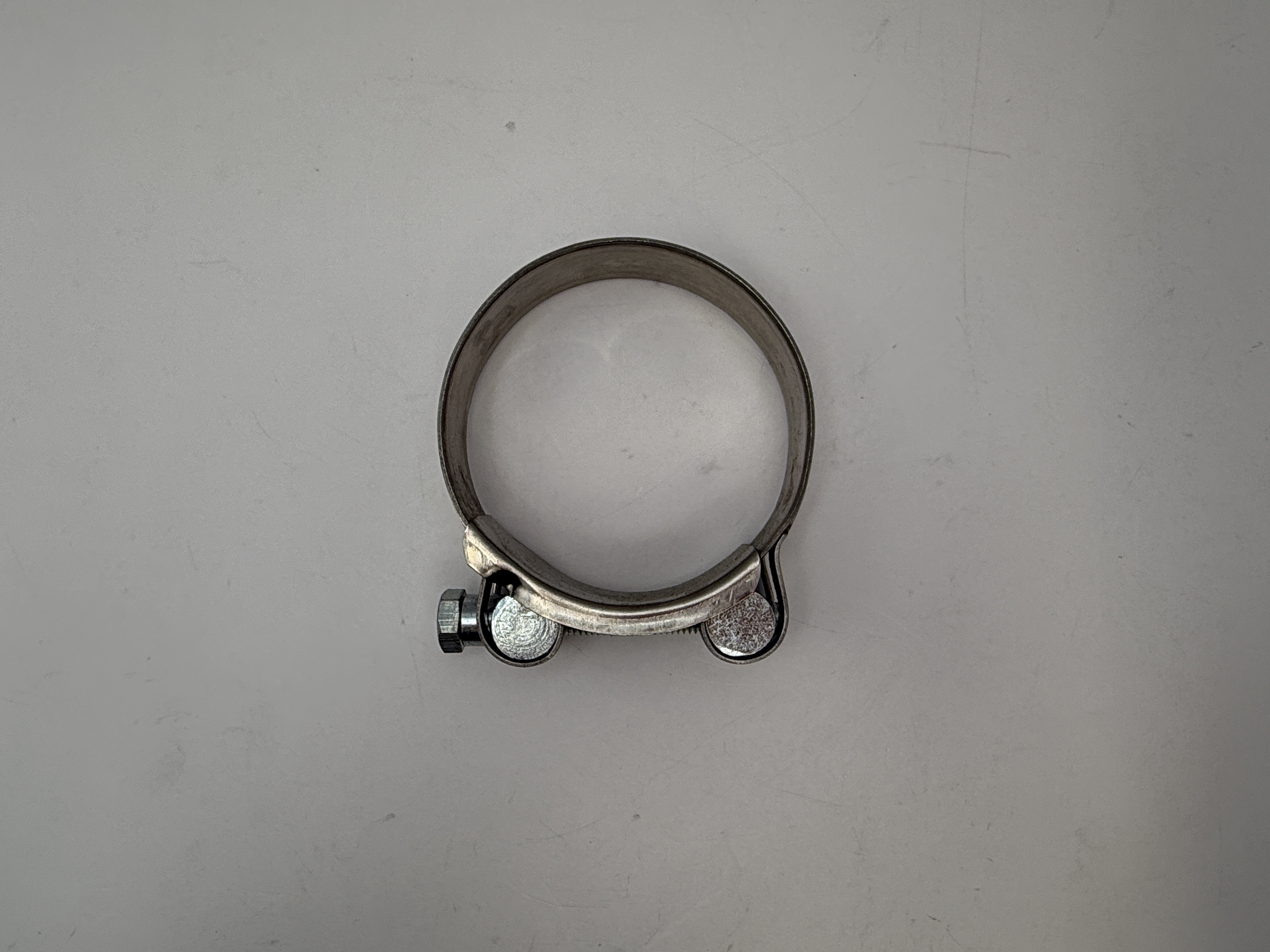 Exhaust Clamp 56-59mm Stainless Steel With Zinc Bolt