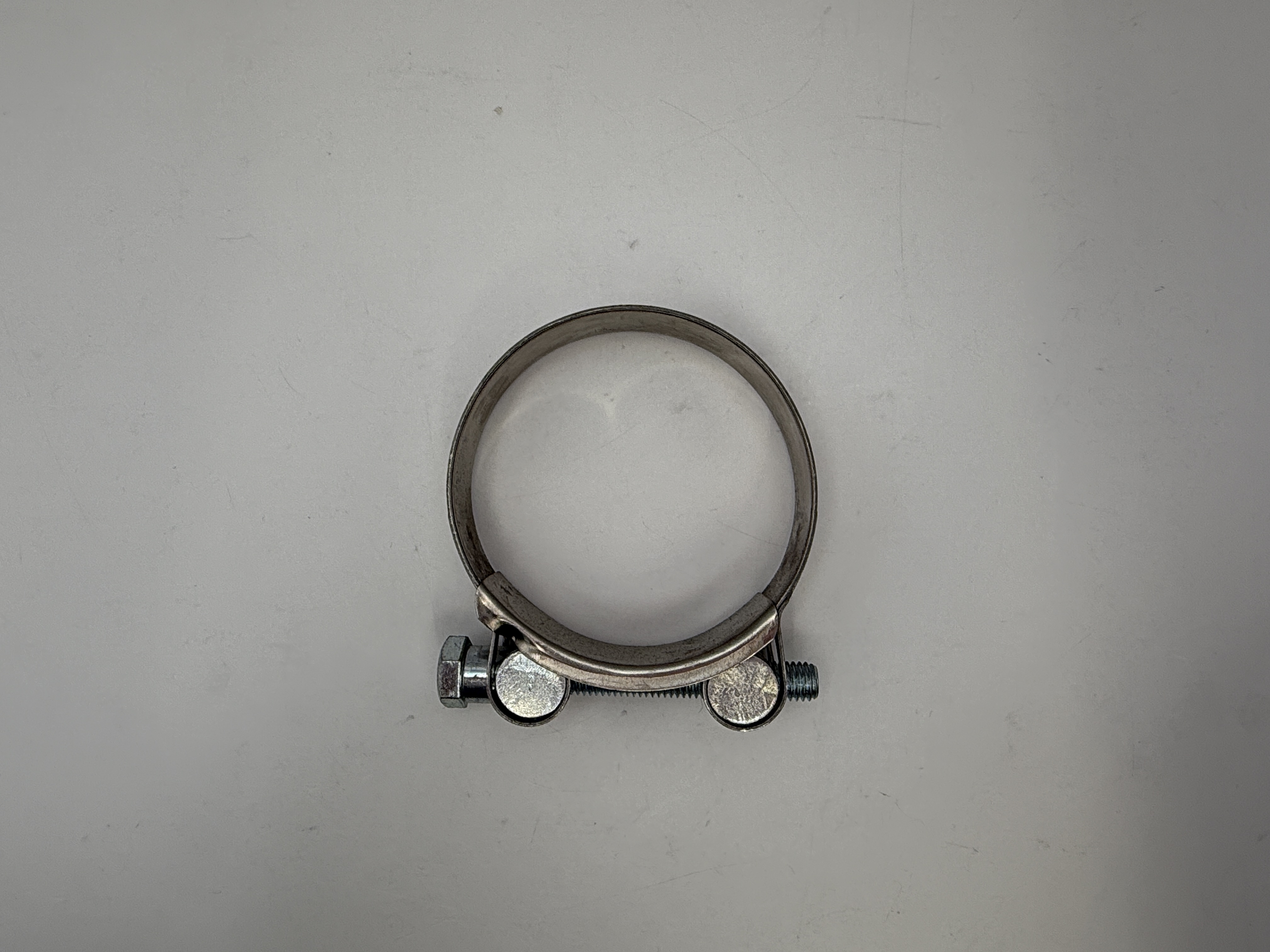 Exhaust Clamp 64-67mm Stainless Steel With Zinc Bolt