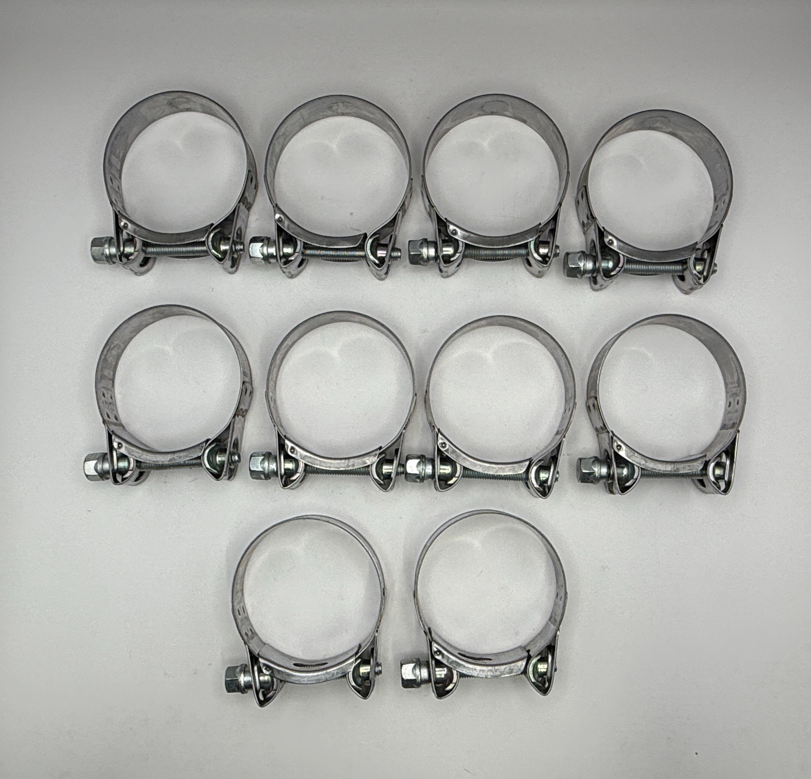 Mikalor Exhaust Clamps 68-73mm Stainless Steel With Zinc Bolt