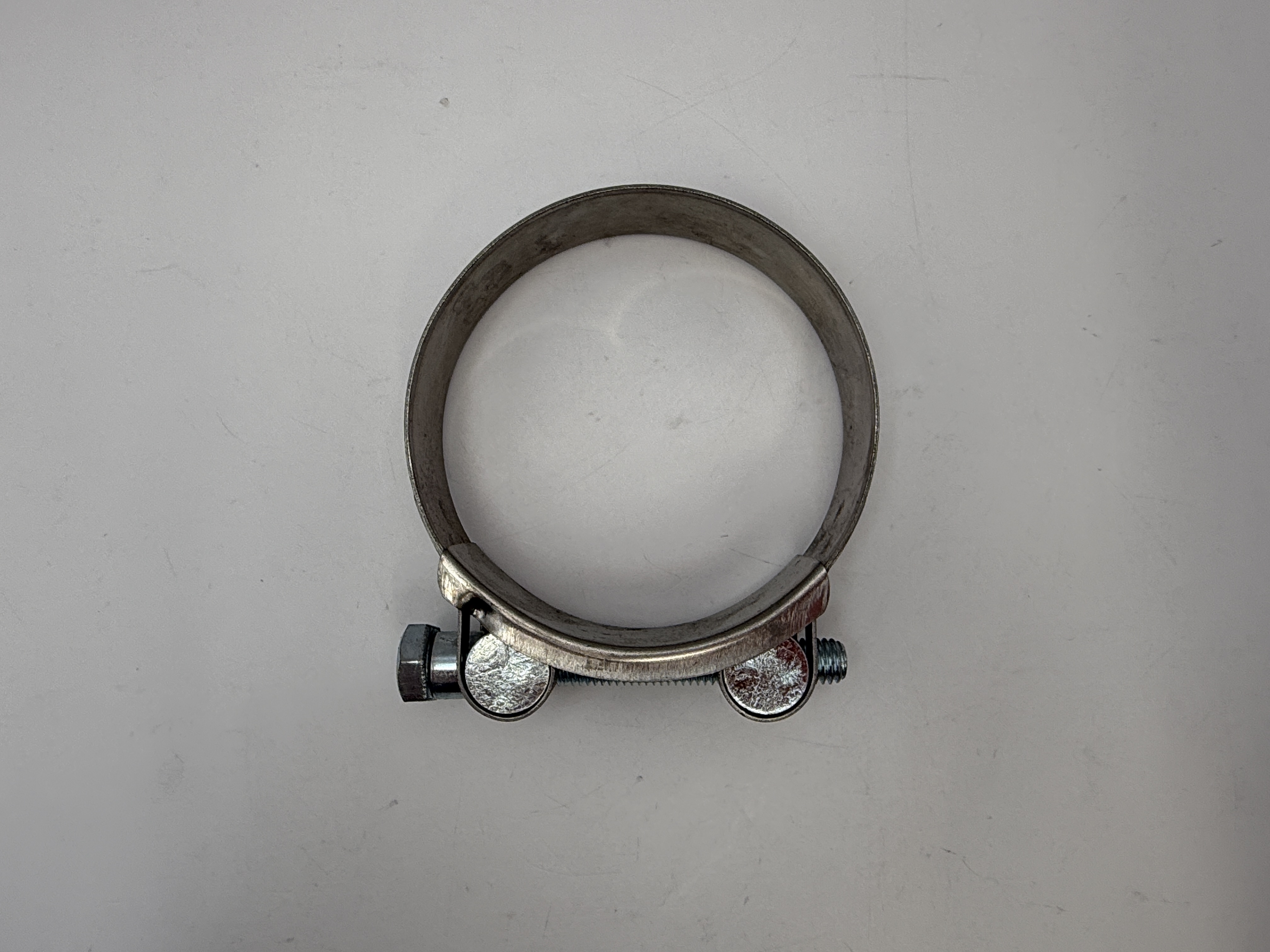 Exhaust Clamp 68-73mm Stainless Steel With Zinc Bolt
