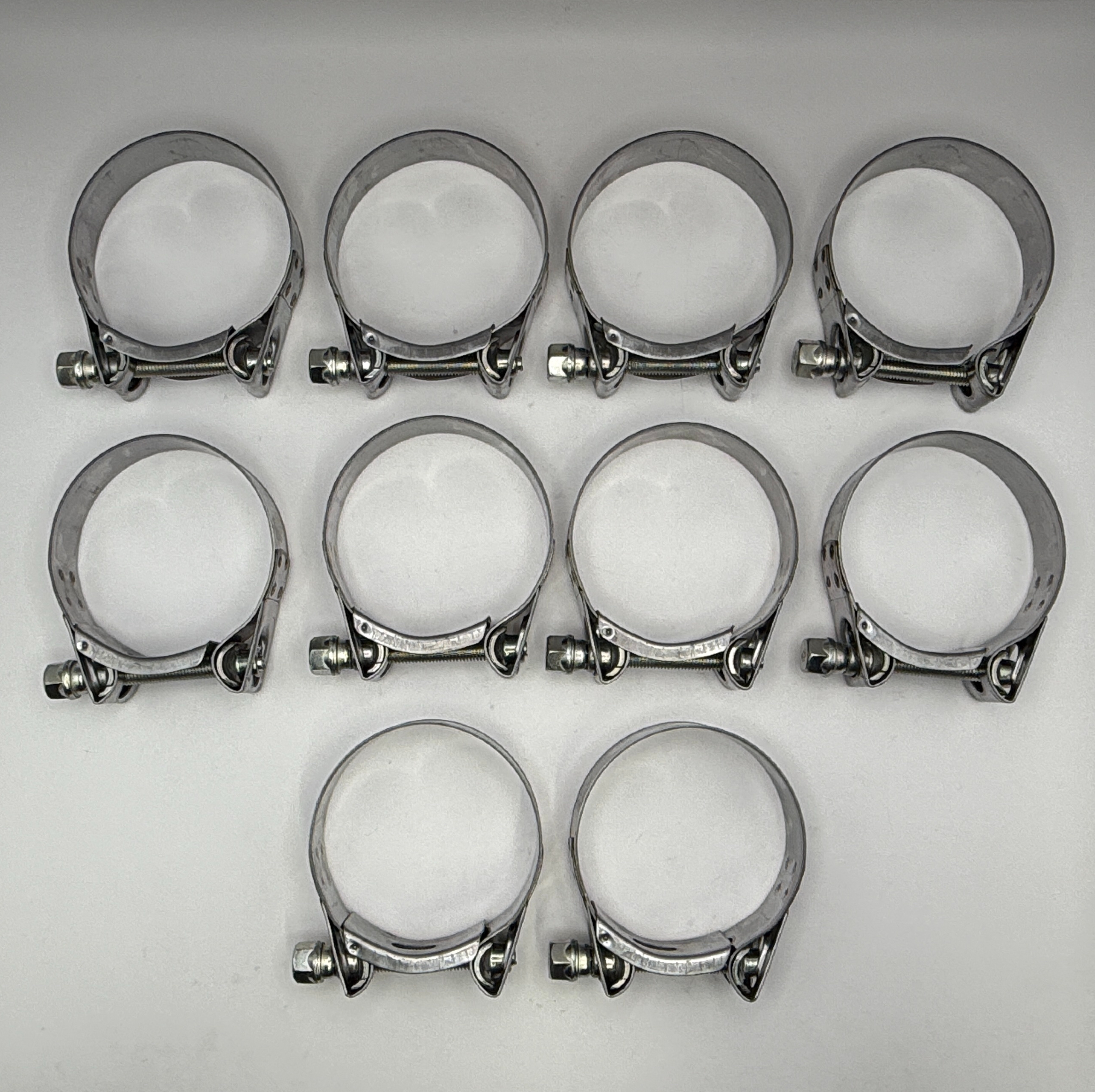 Mikalor Exhaust Clamps 73-79mm Stainless Steel With Zinc Bolt